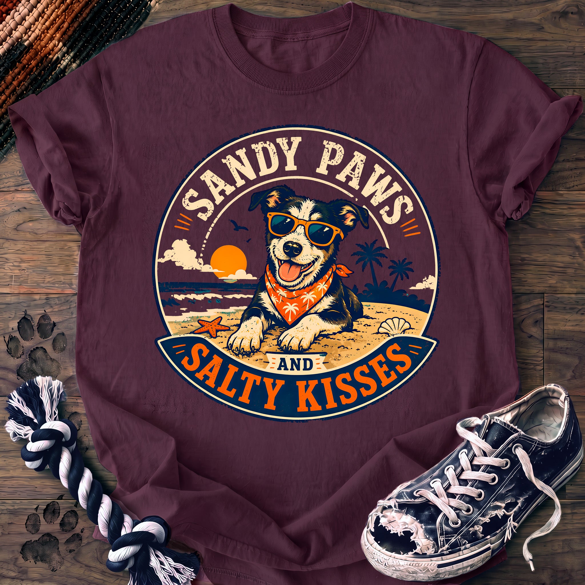PAWSSION CLUB t-shirt in Berry color - SKU PC-0238
