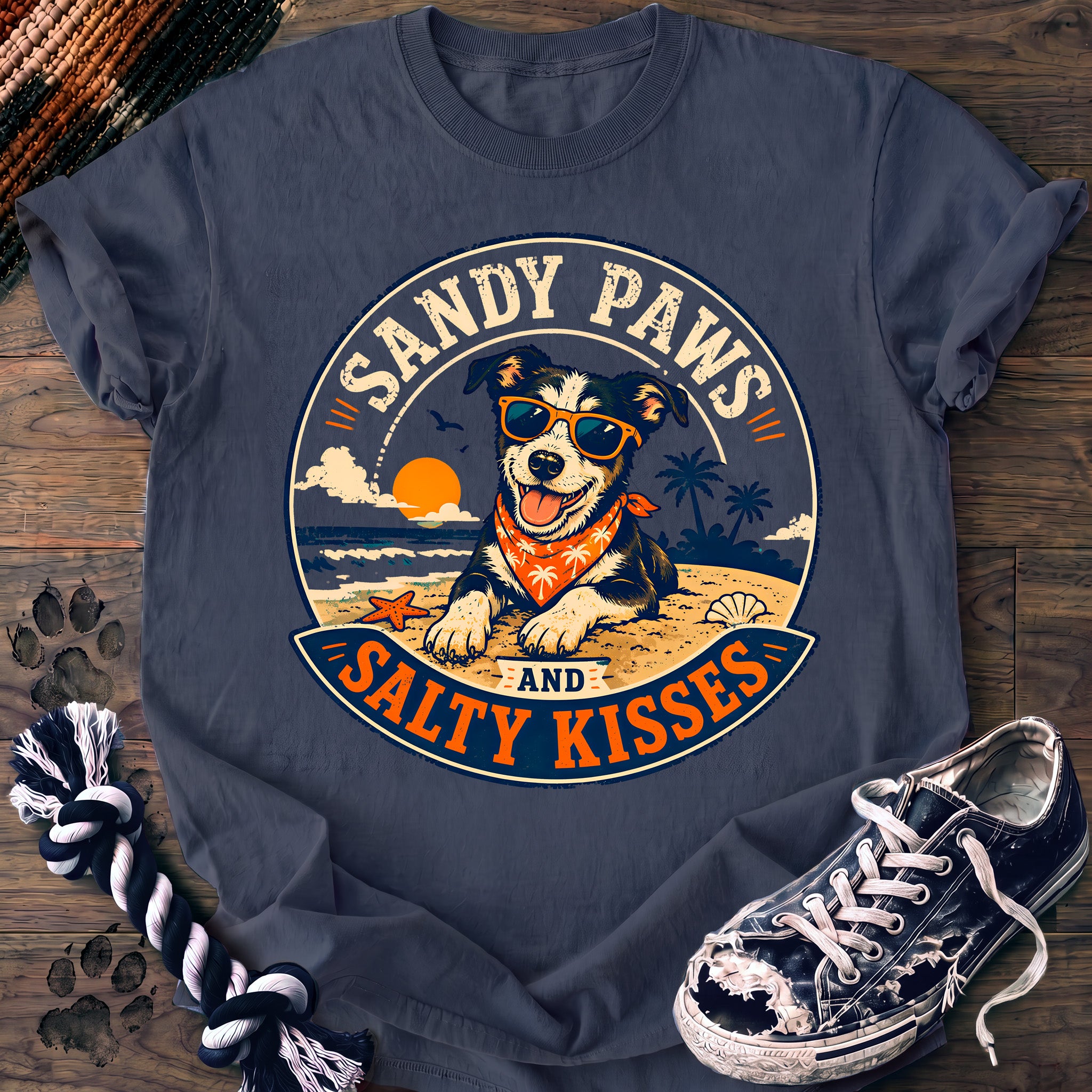 PAWSSION CLUB t-shirt in BlueJean color - SKU PC-0238