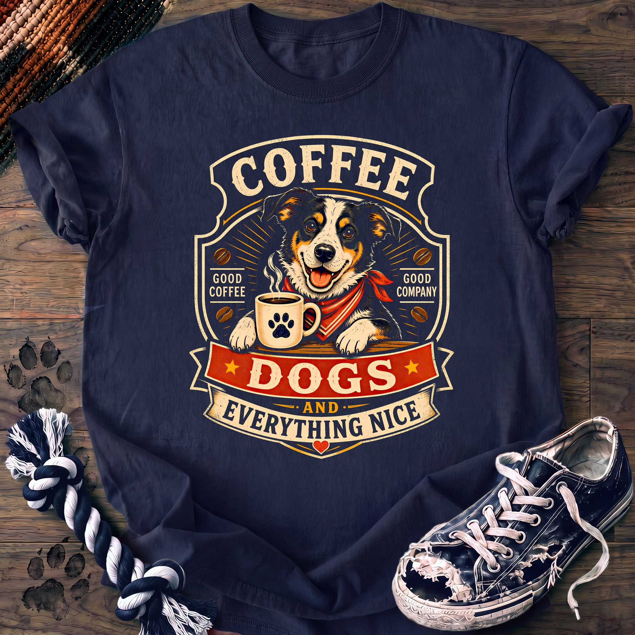 PAWSSION CLUB t-shirt in Navy color - SKU PC-0239