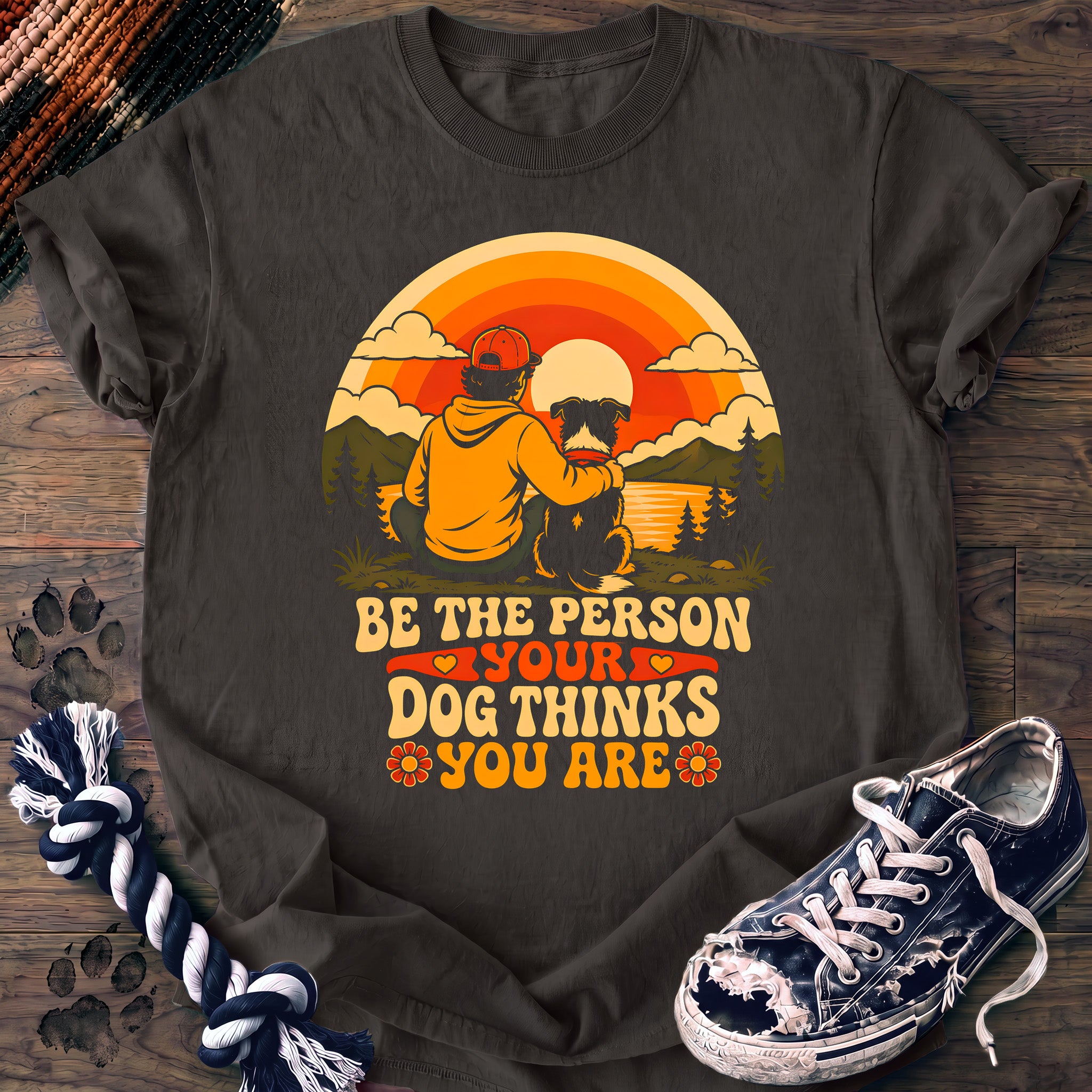 PAWSSION CLUB t-shirt in Pepper color - SKU PC-0241