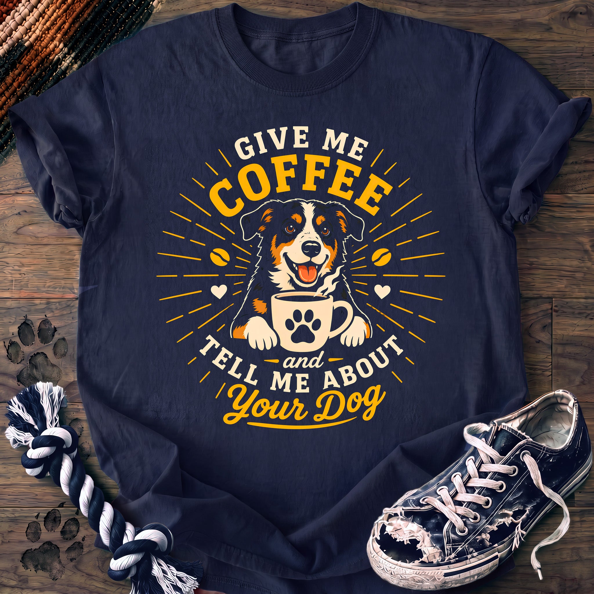 PAWSSION CLUB t-shirt in Navy color - SKU PC-0242