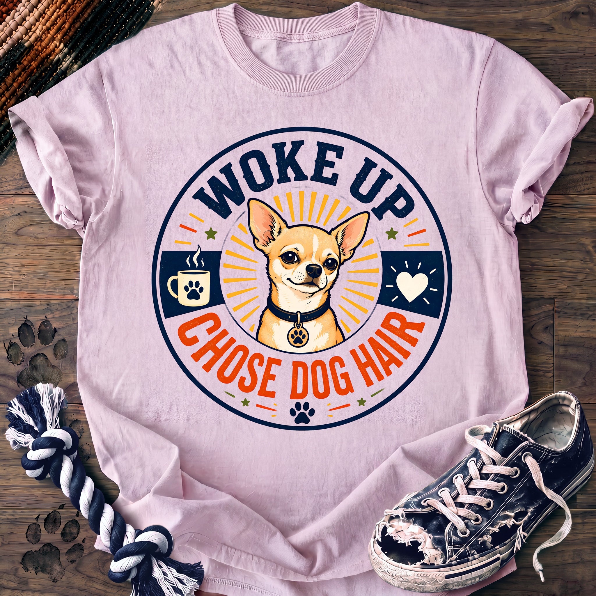 PAWSSION CLUB t-shirt in Blossom color - SKU PC-0247