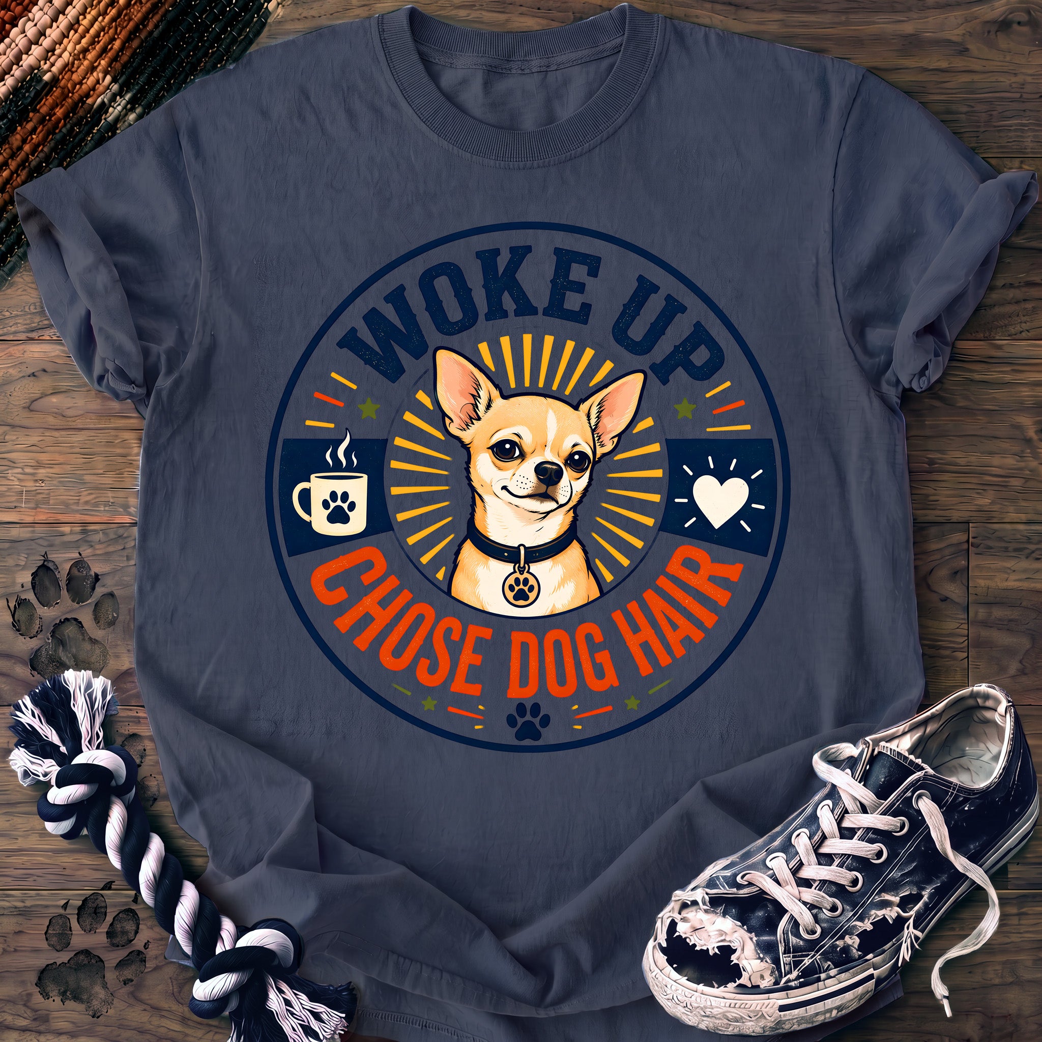 PAWSSION CLUB t-shirt in BlueJean color - SKU PC-0247