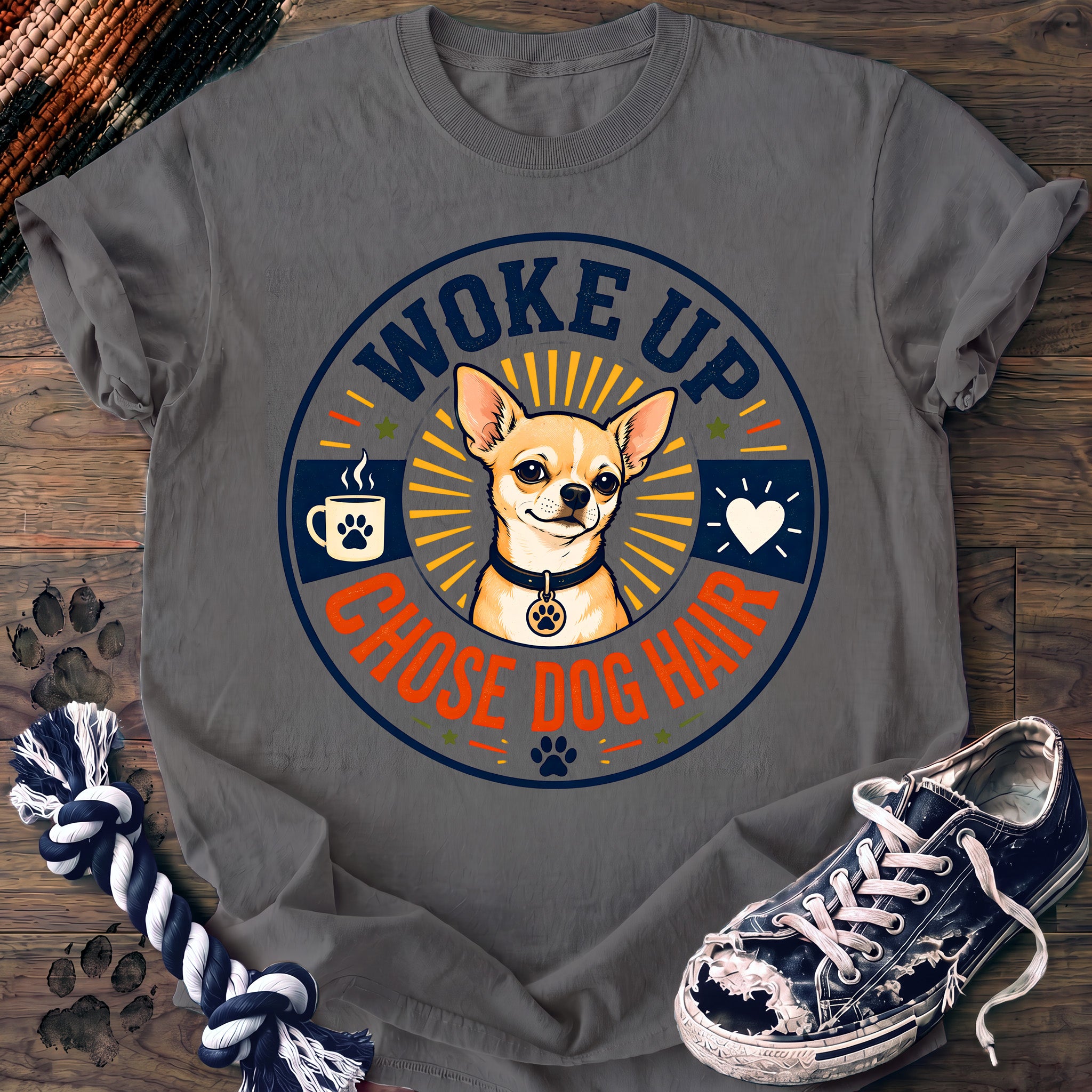 PAWSSION CLUB t-shirt in Grey color - SKU PC-0247