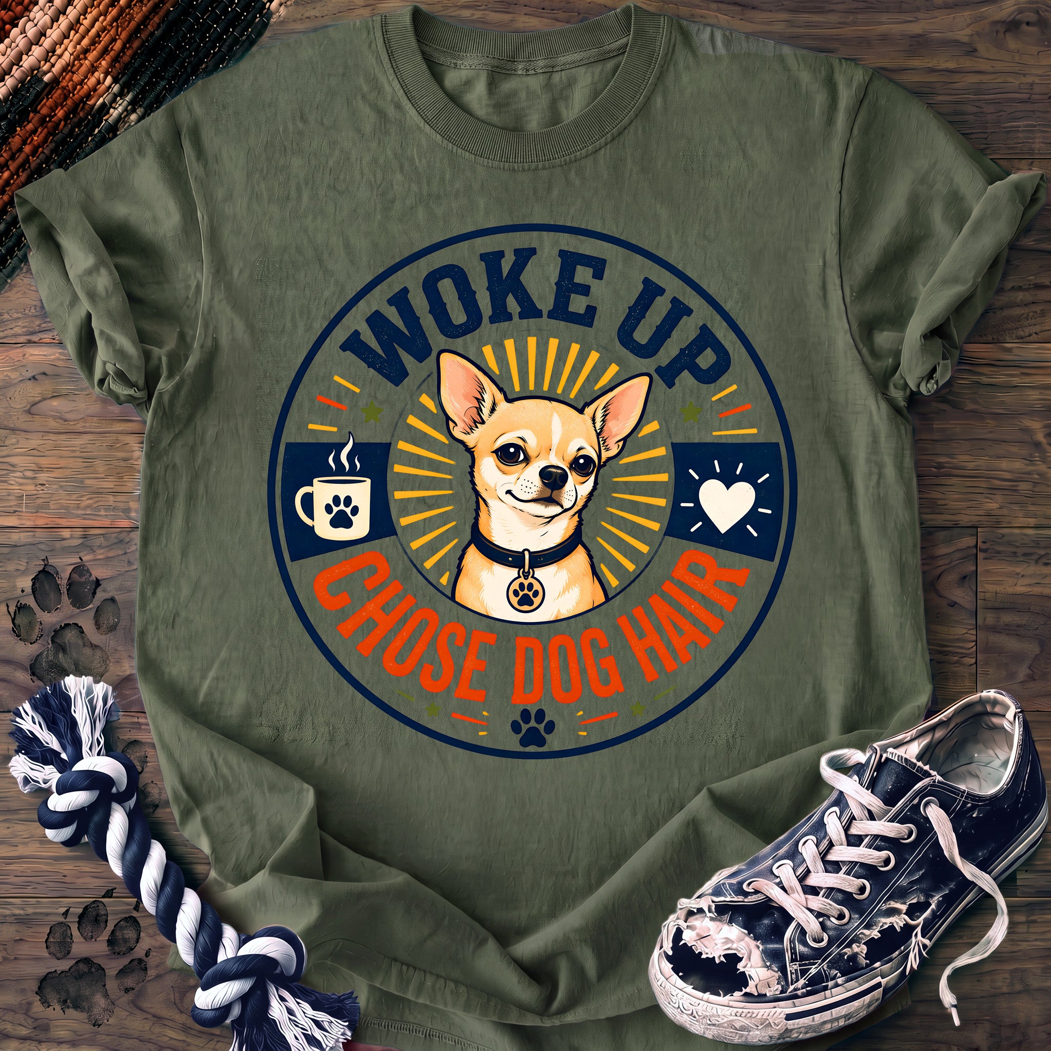 PAWSSION CLUB t-shirt in LightGreen color - SKU PC-0247
