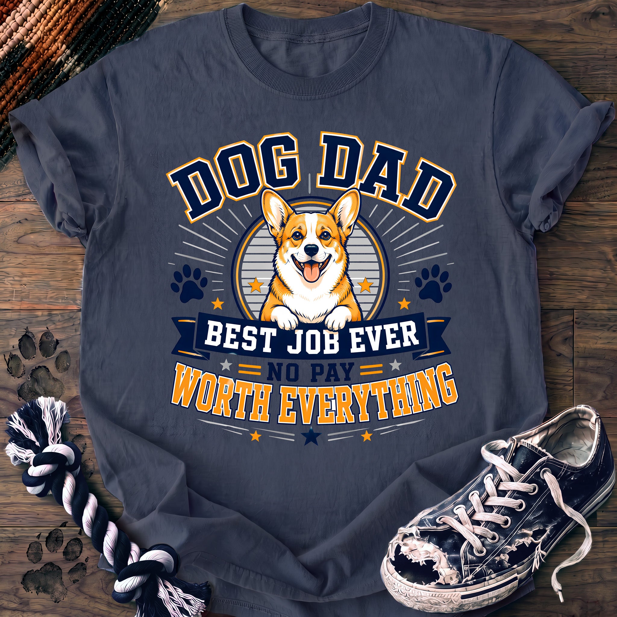 PAWSSION CLUB t-shirt in BlueJean color - SKU PC-0248