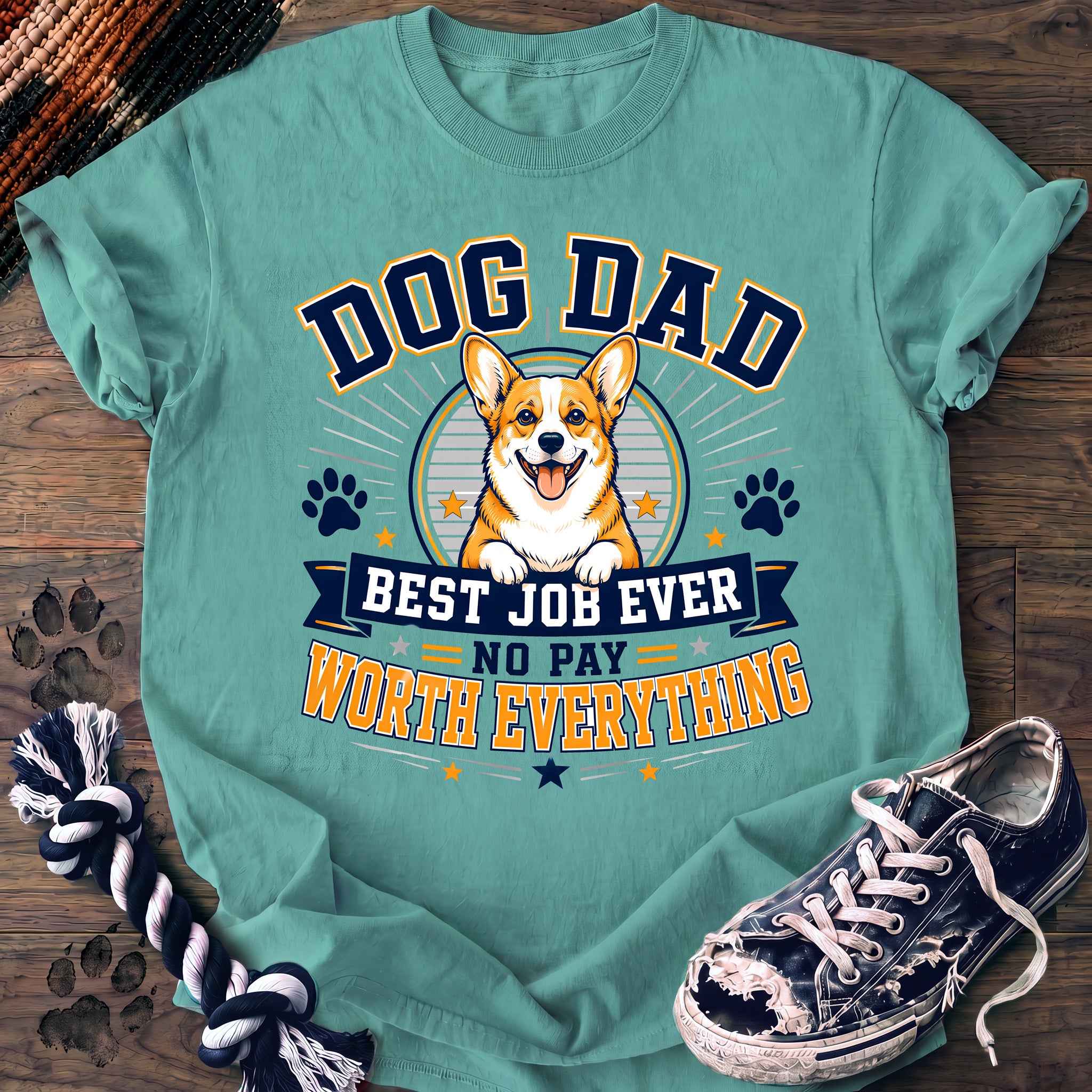 PAWSSION CLUB t-shirt in ChalkyMint color - SKU PC-0248