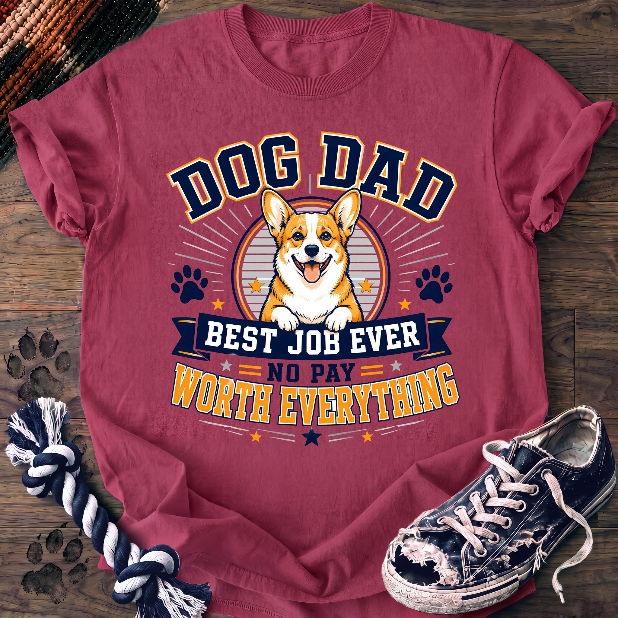 PAWSSION CLUB t-shirt in Crunchberry color - SKU PC-0248