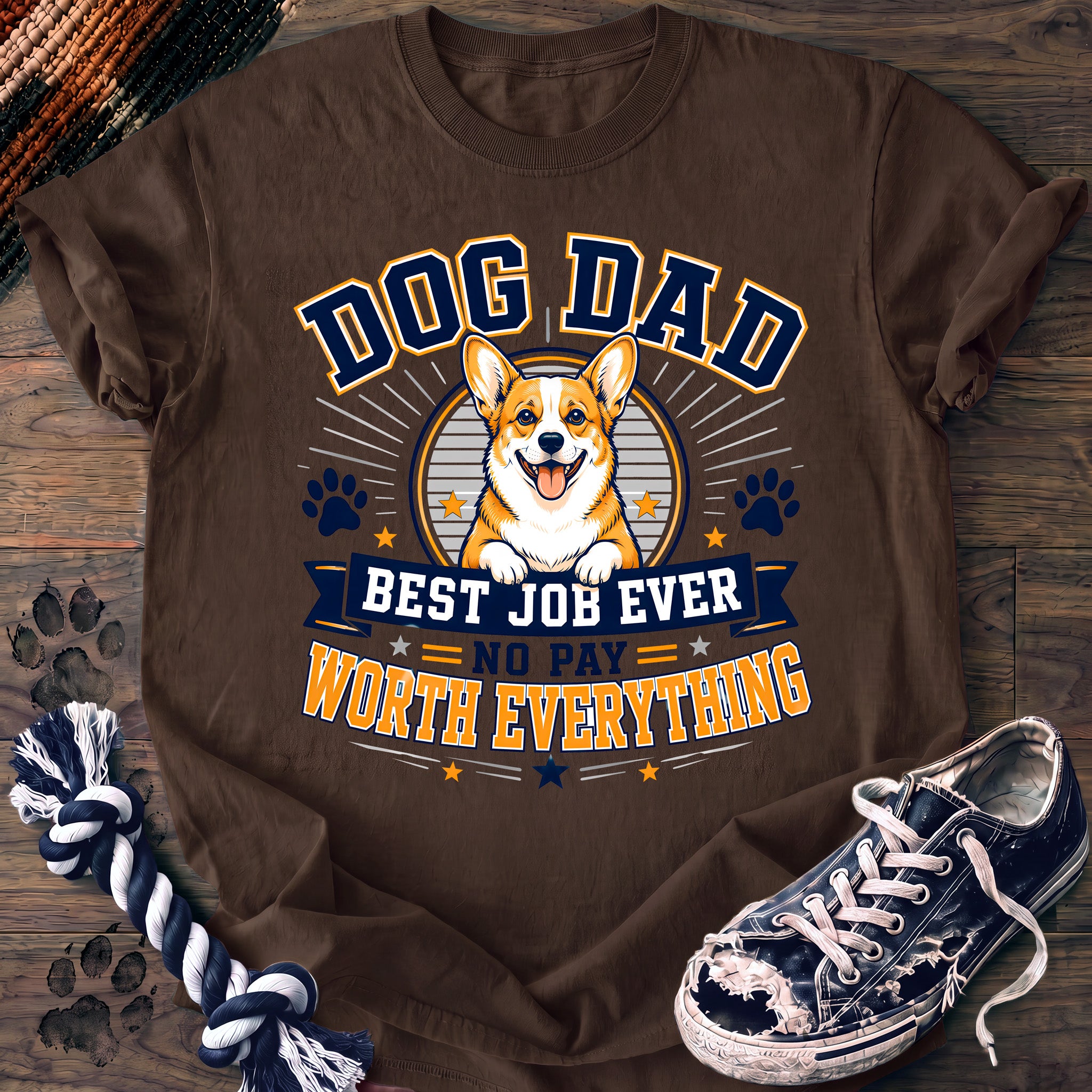 PAWSSION CLUB t-shirt in Espresso color - SKU PC-0248