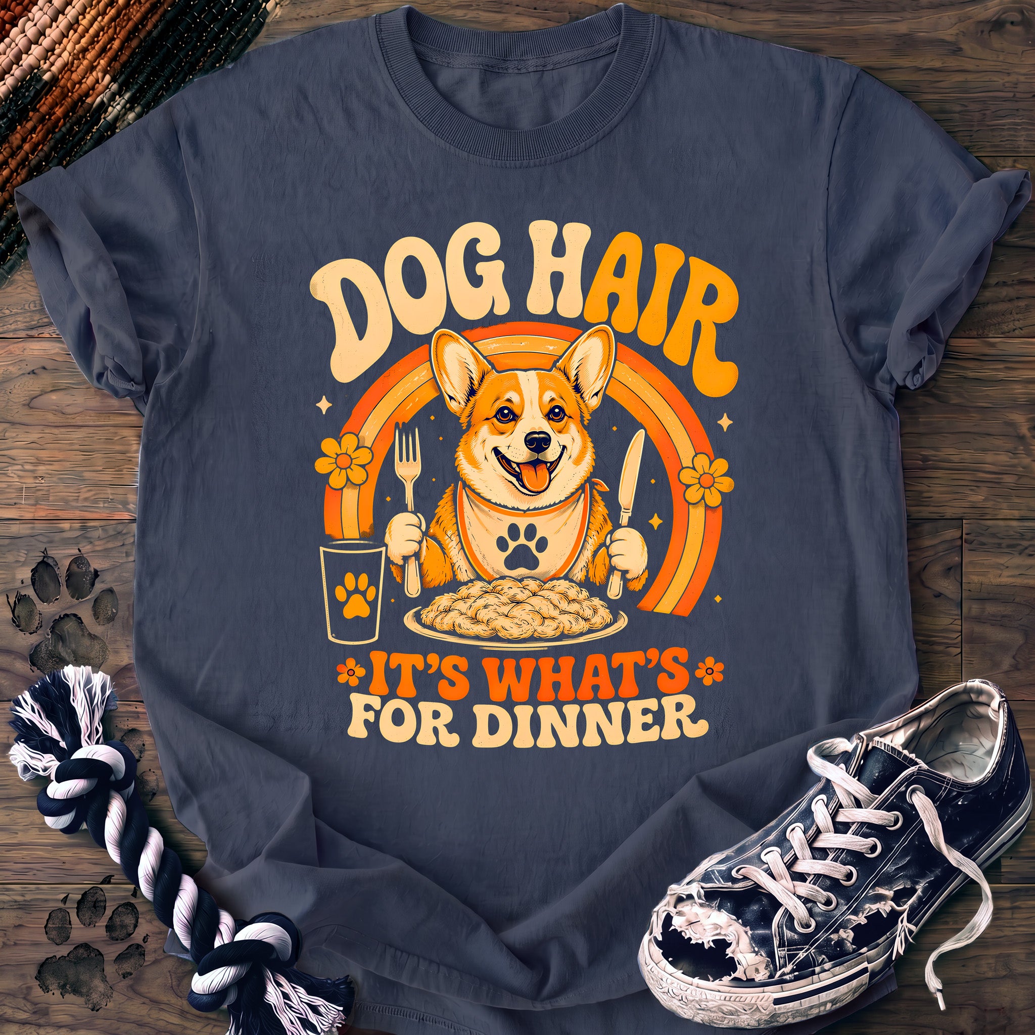 PAWSSION CLUB t-shirt in BlueJean color - SKU PC-0249