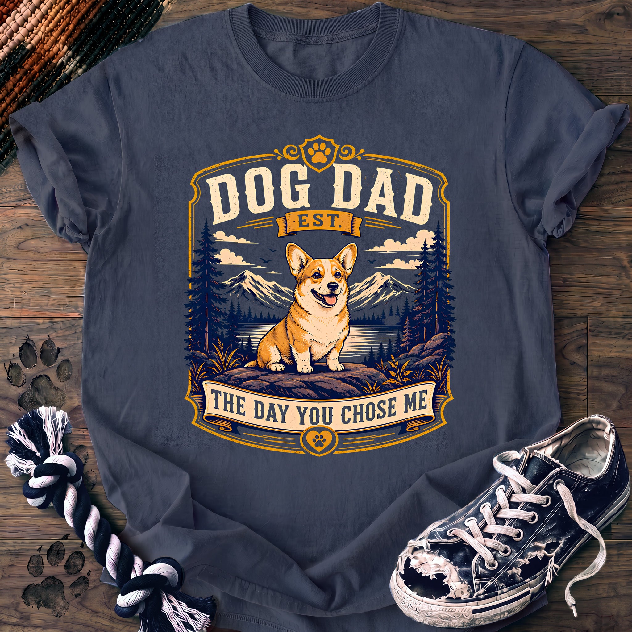 PAWSSION CLUB t-shirt in BlueJean color - SKU PC-0251