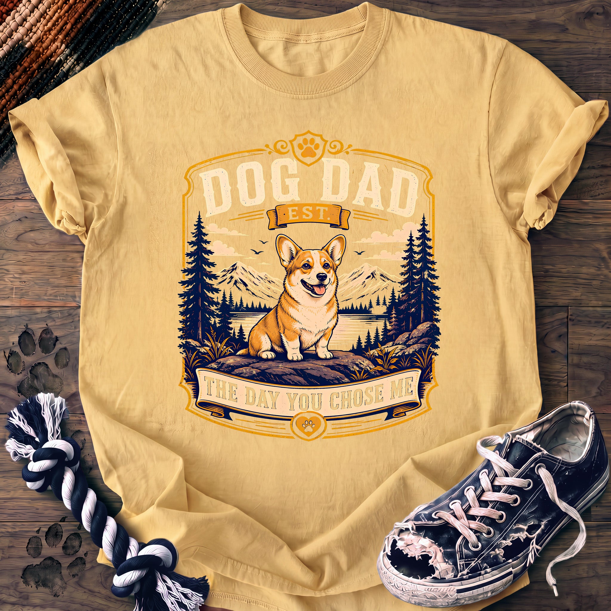 PAWSSION CLUB t-shirt in Butter color - SKU PC-0251