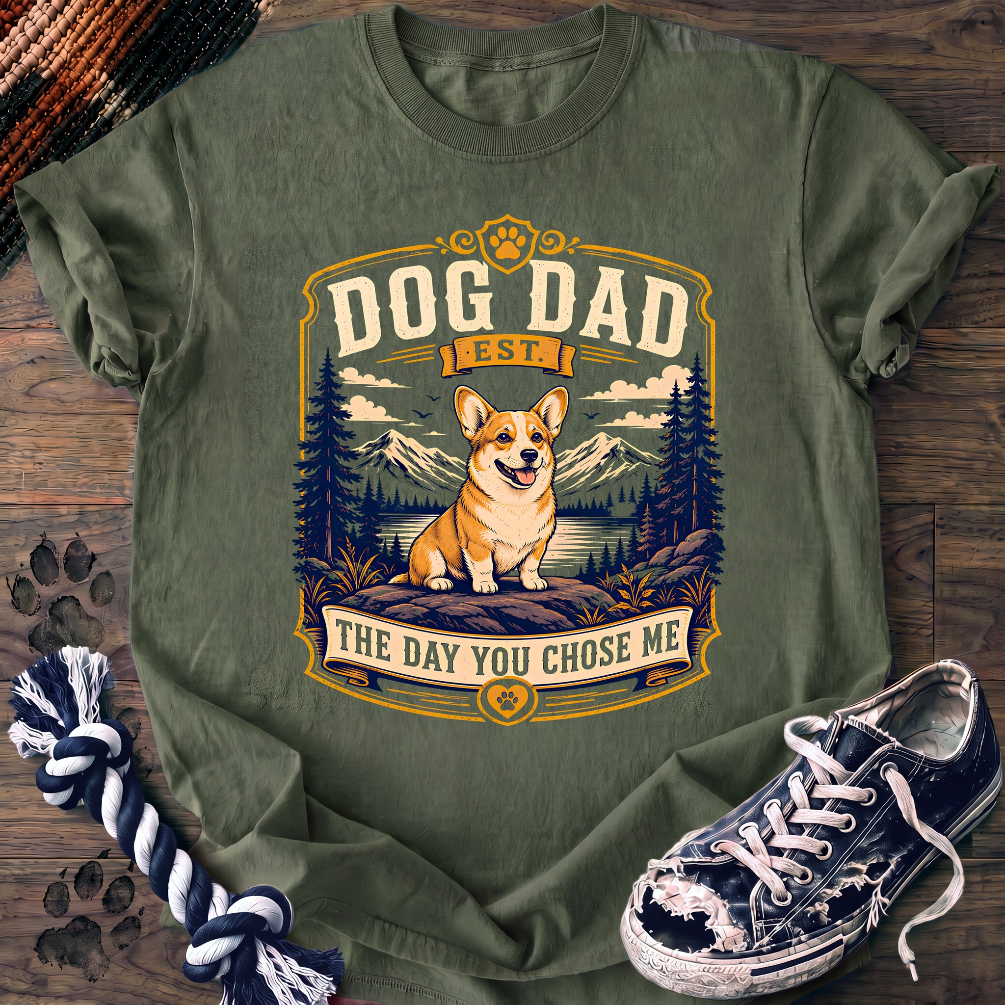 PAWSSION CLUB t-shirt in LightGreen color - SKU PC-0251