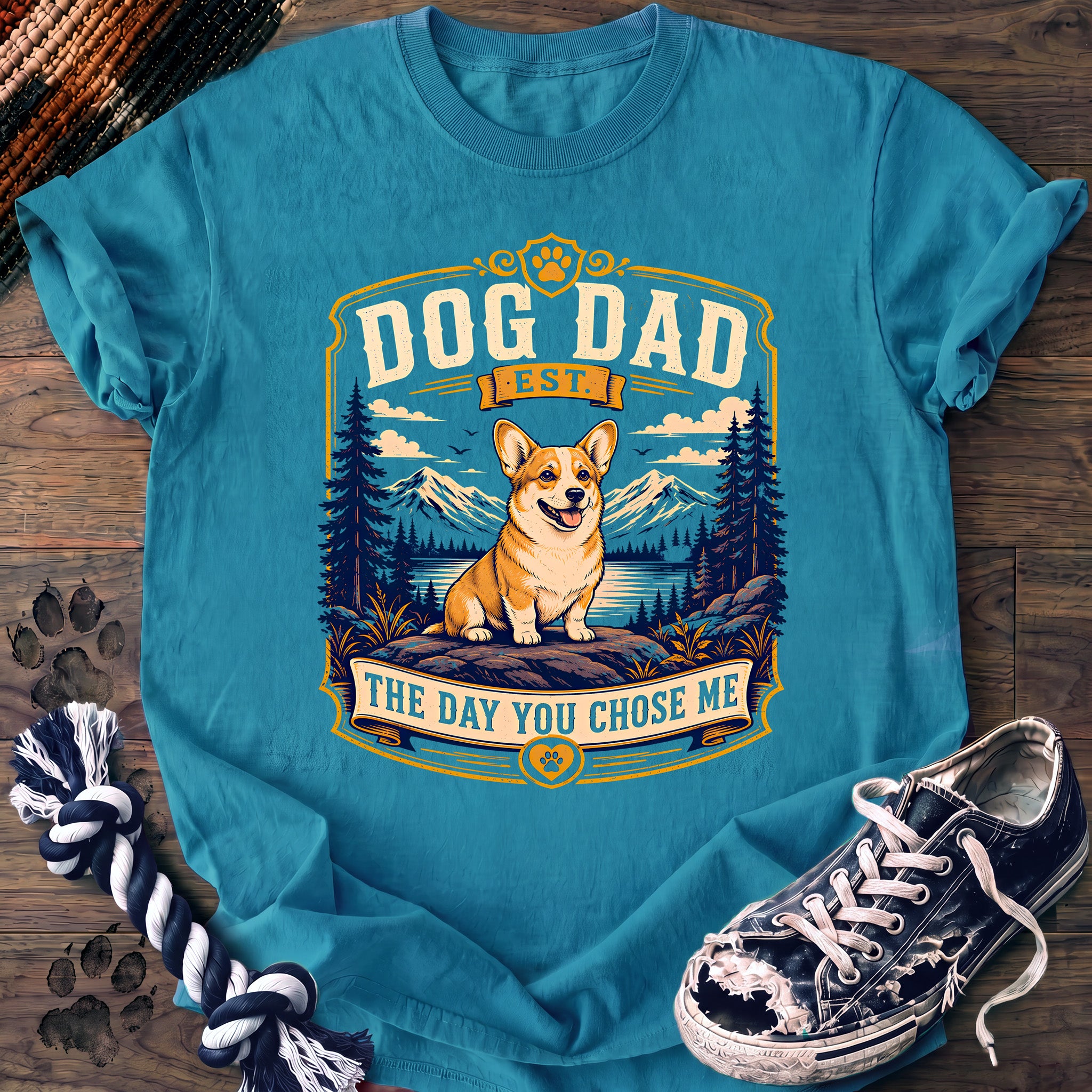 PAWSSION CLUB t-shirt in Sapphire color - SKU PC-0251