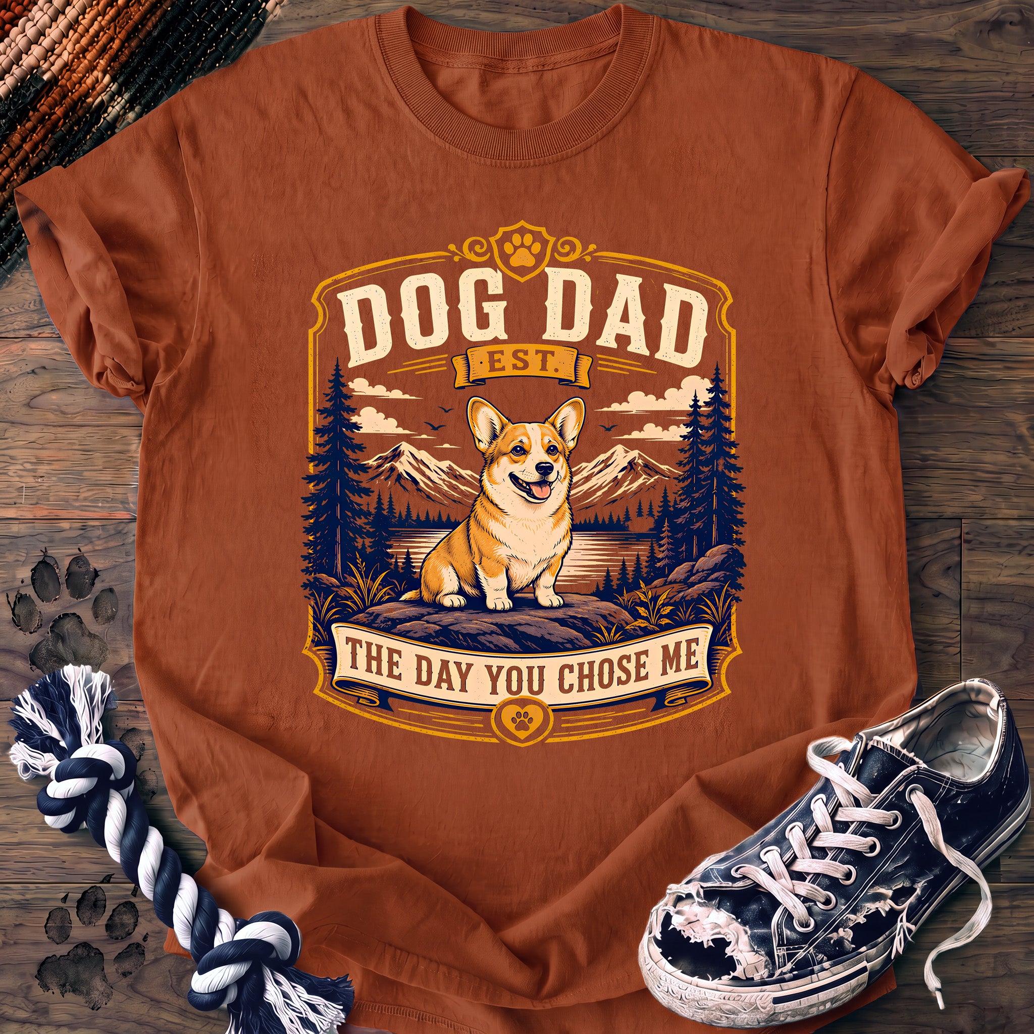 PAWSSION CLUB t-shirt in Yam color - SKU PC-0251