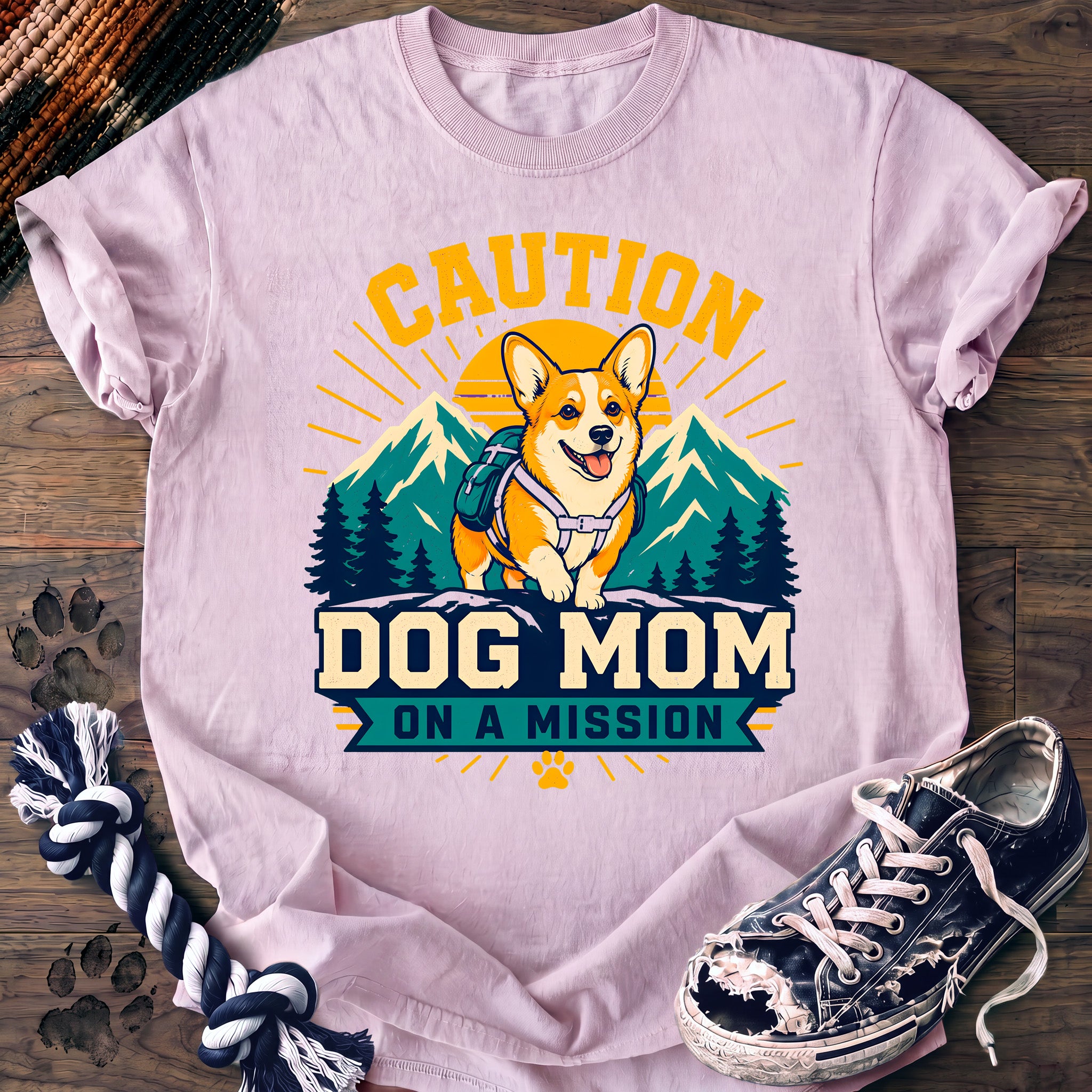 PAWSSION CLUB t-shirt in Blossom color - SKU PC-0252