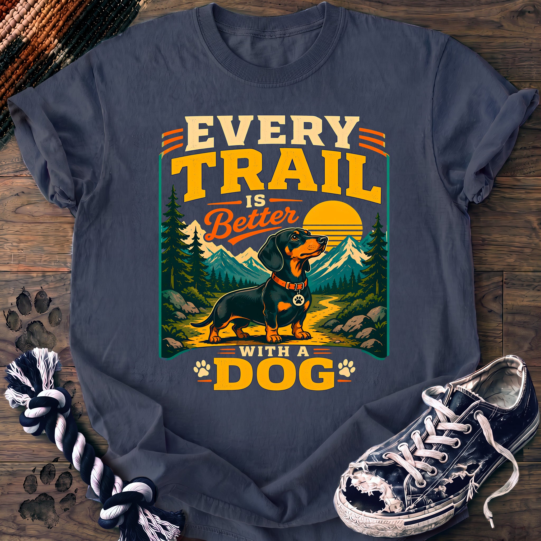 PAWSSION CLUB t-shirt in BlueJean color - SKU PC-0253