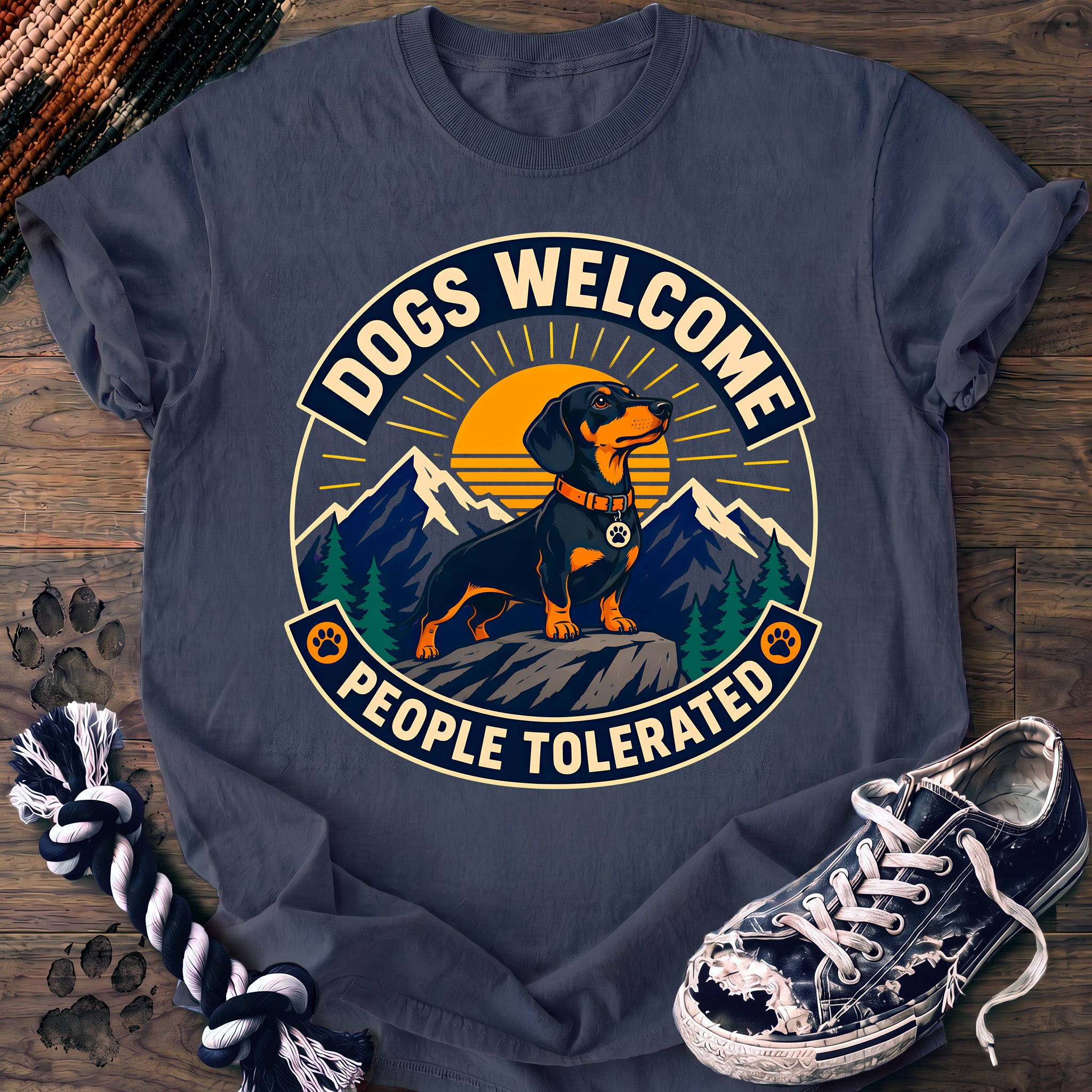 PAWSSION CLUB t-shirt in BlueJean color - SKU PC-0254