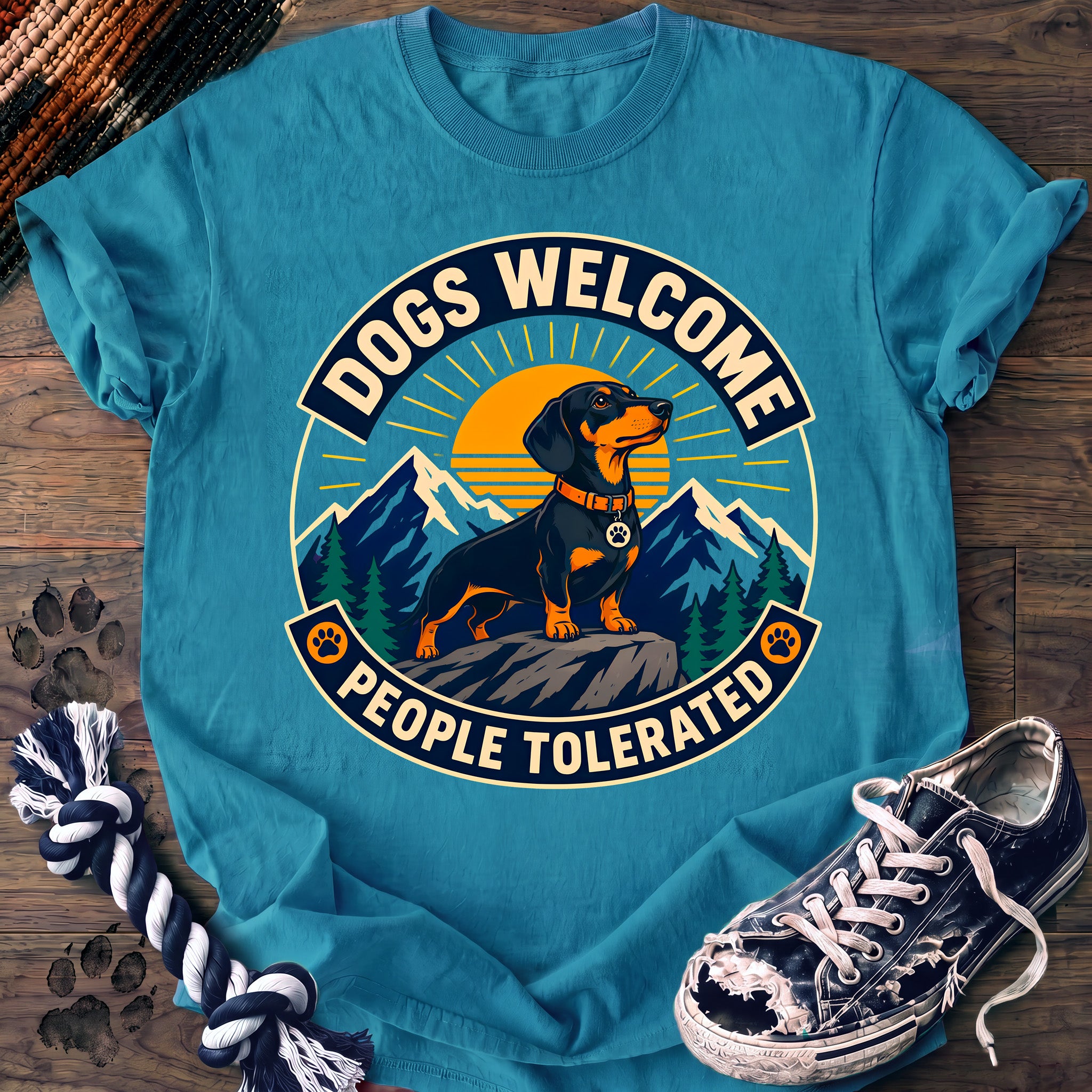 PAWSSION CLUB t-shirt in Sapphire color - SKU PC-0254
