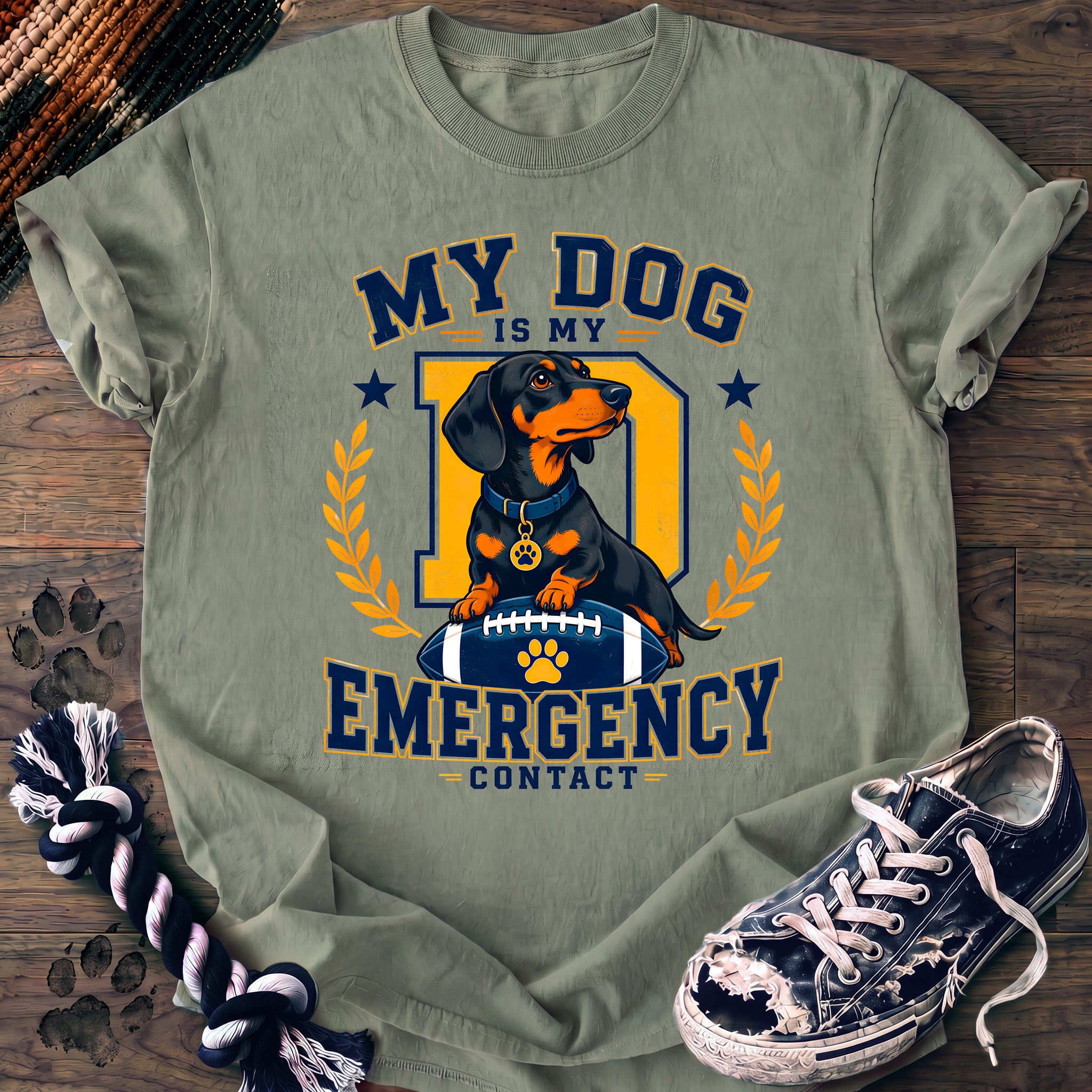 PAWSSION CLUB t-shirt in Bay color - SKU PC-0255