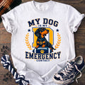 PAWSSION CLUB t-shirt in White color - SKU PC-0255