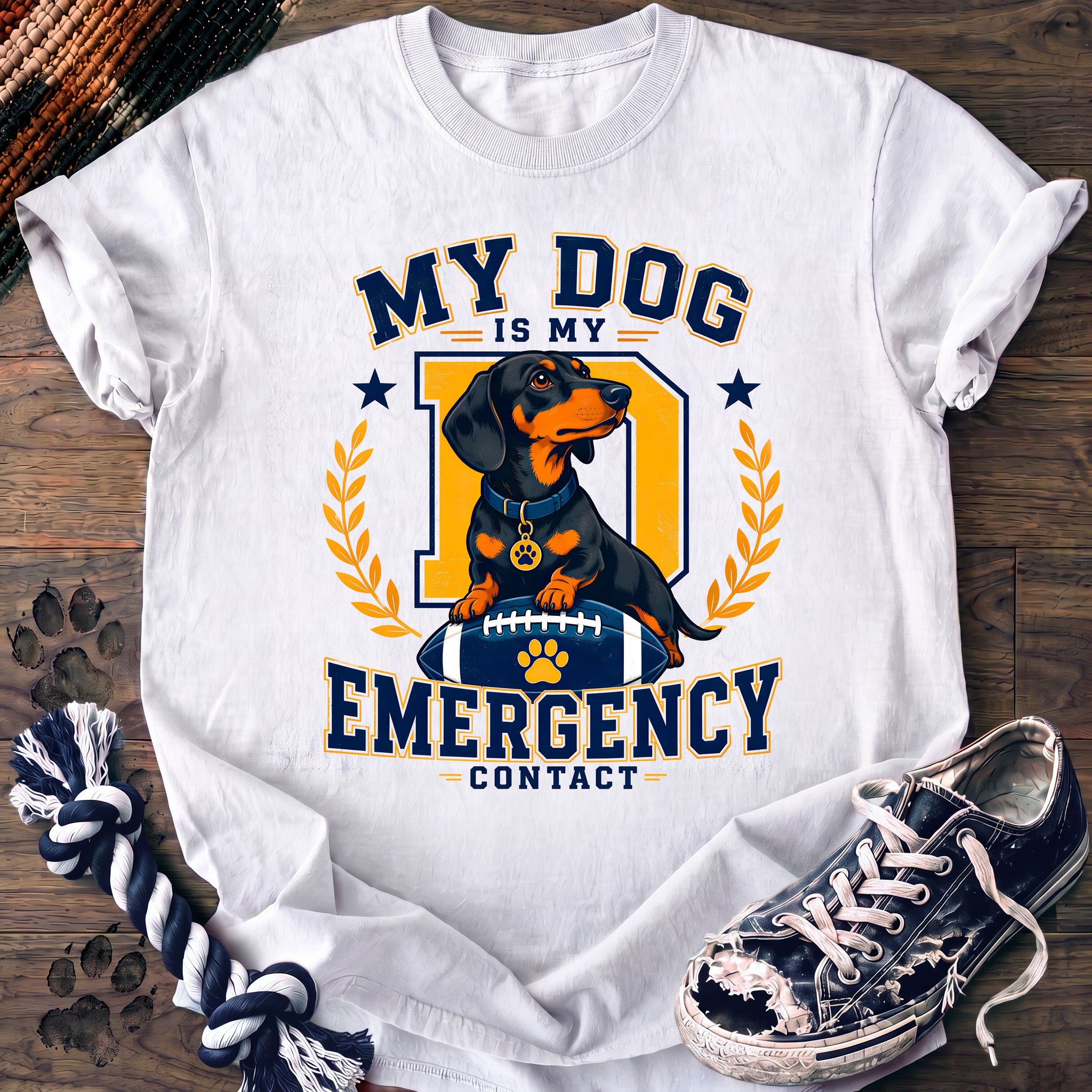 PAWSSION CLUB t-shirt in White color - SKU PC-0255