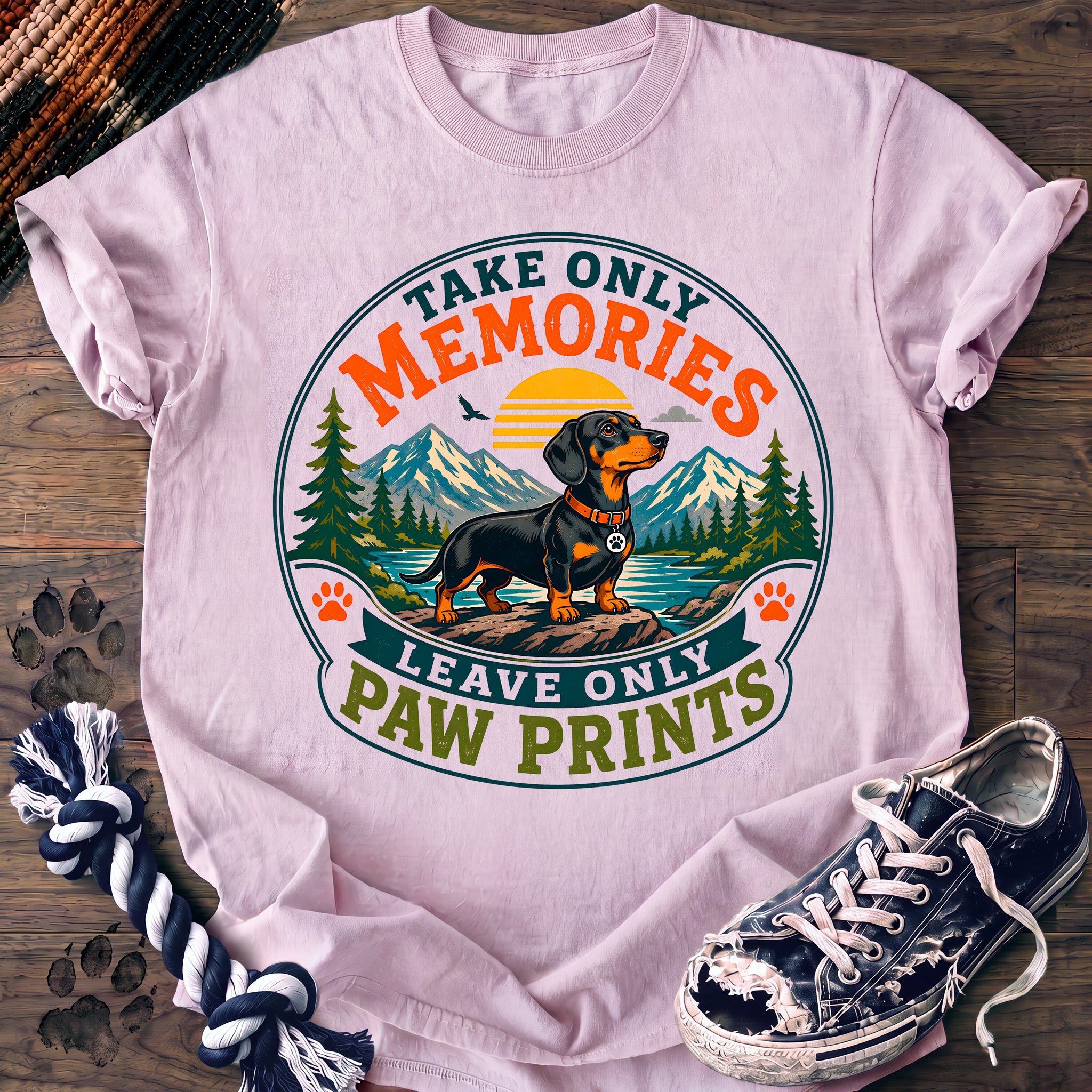 PAWSSION CLUB t-shirt in Blossom color - SKU PC-0256