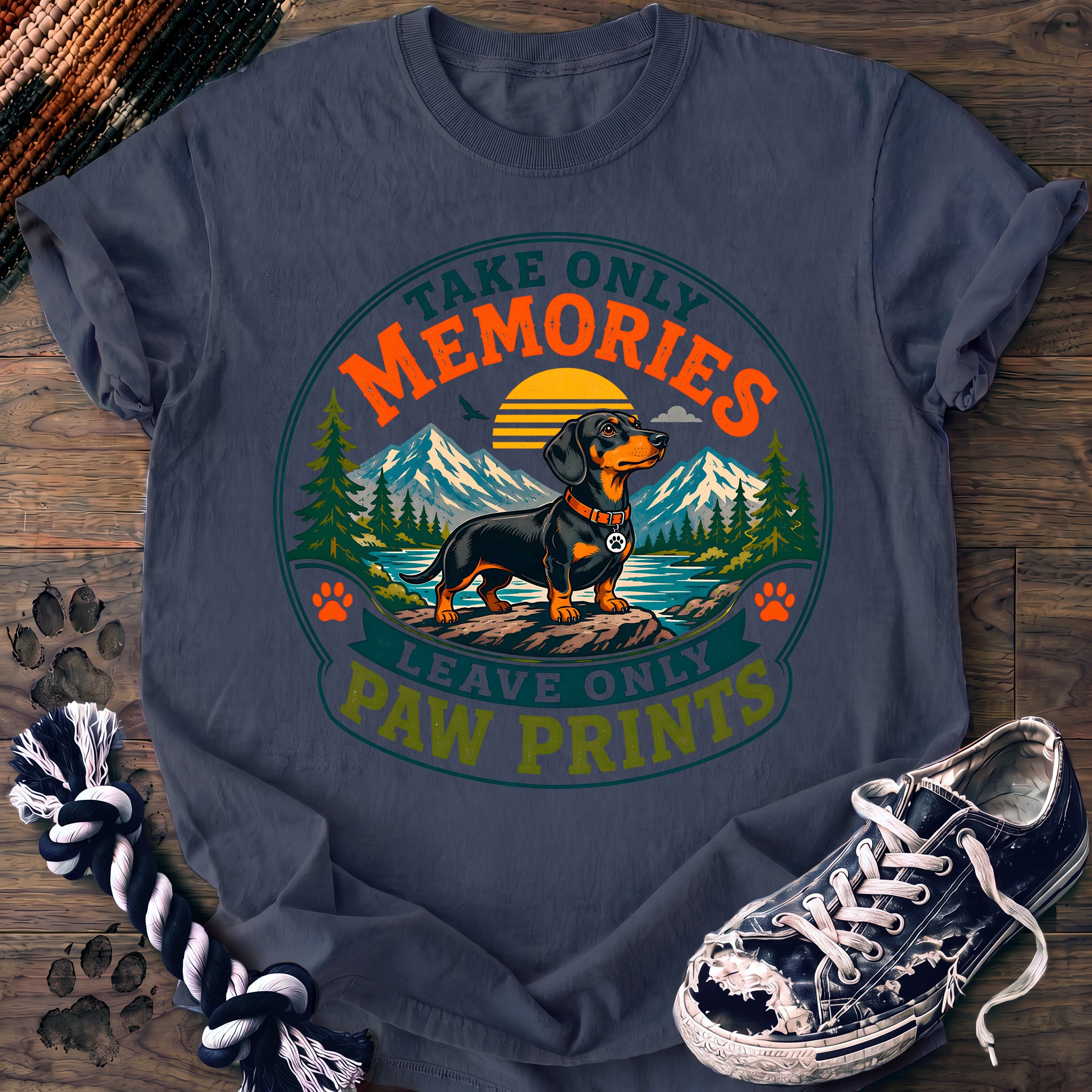 PAWSSION CLUB t-shirt in BlueJean color - SKU PC-0256
