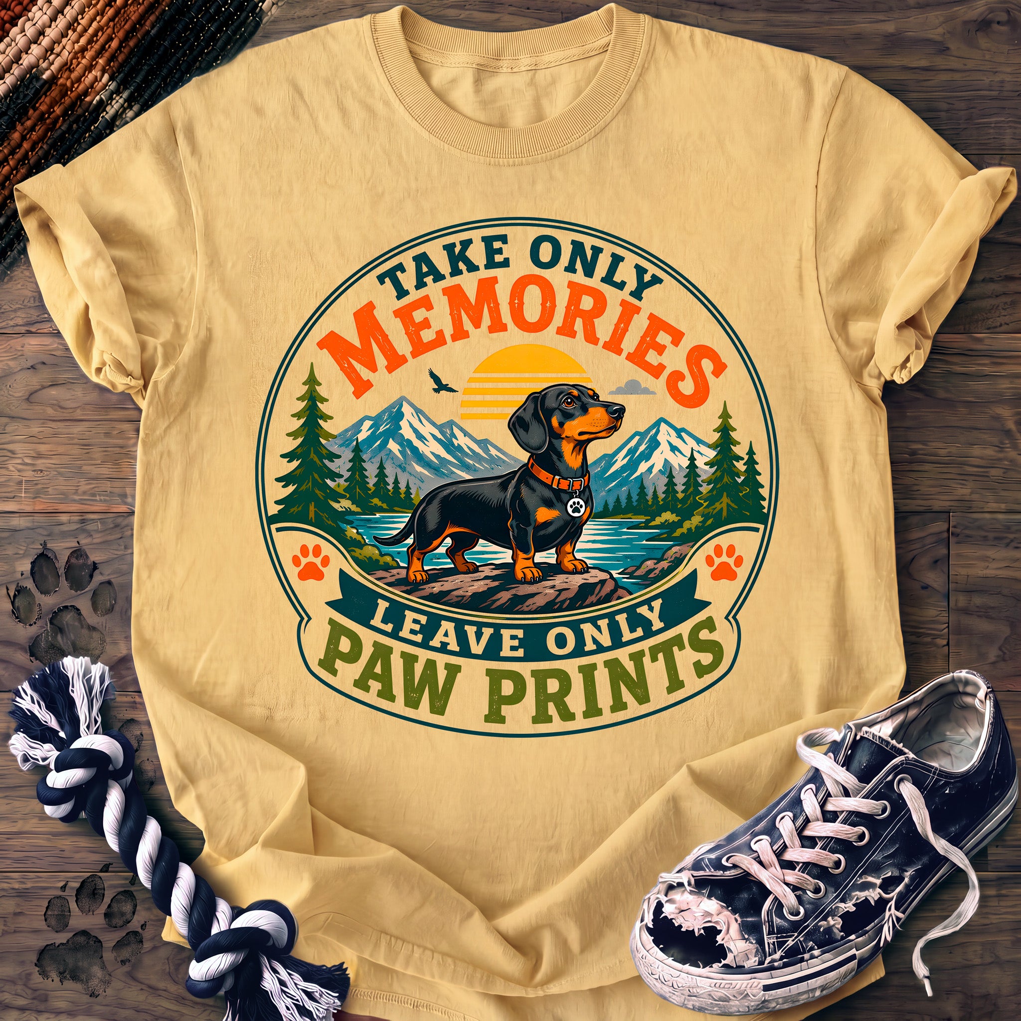 PAWSSION CLUB t-shirt in Butter color - SKU PC-0256