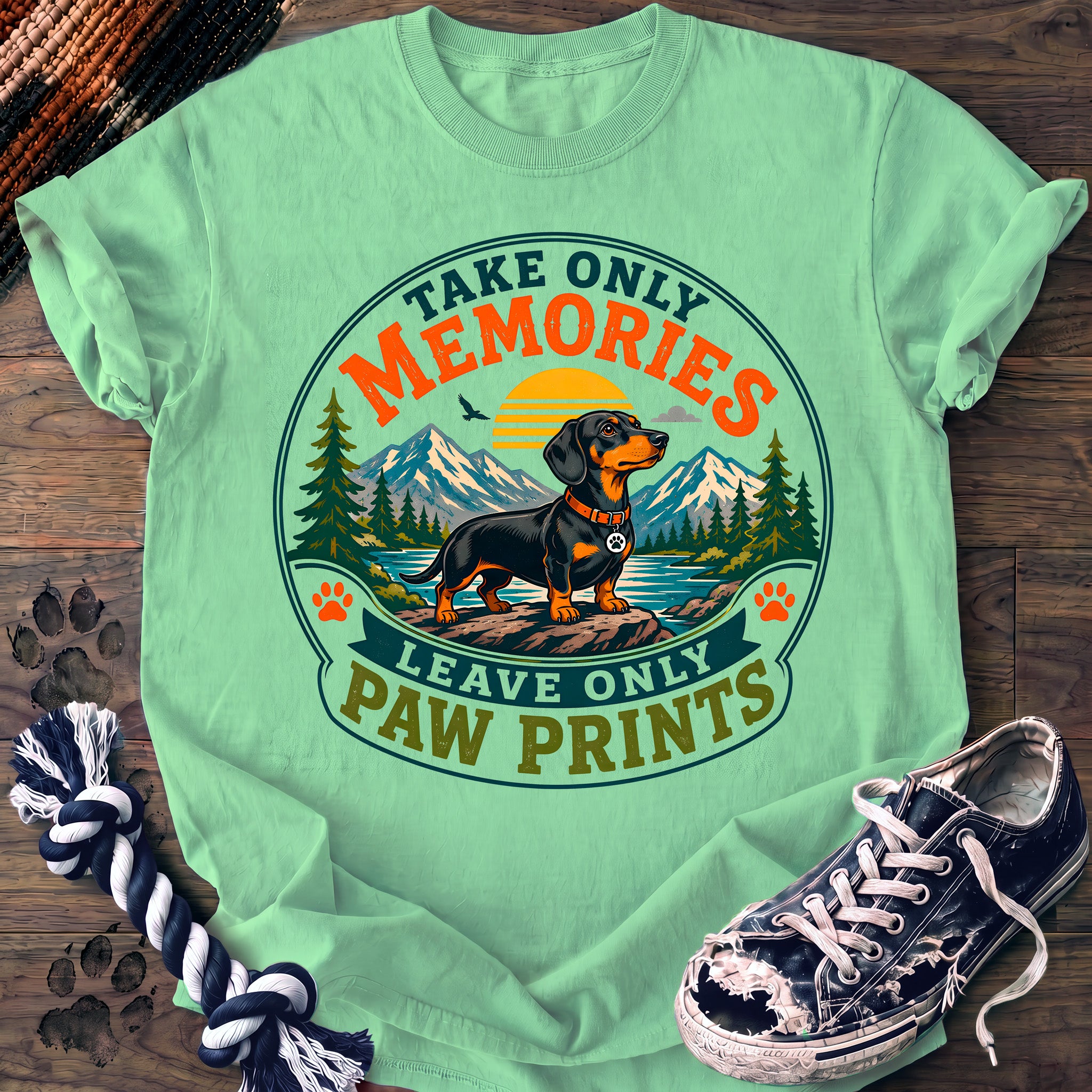 PAWSSION CLUB t-shirt in IslandReef color - SKU PC-0256