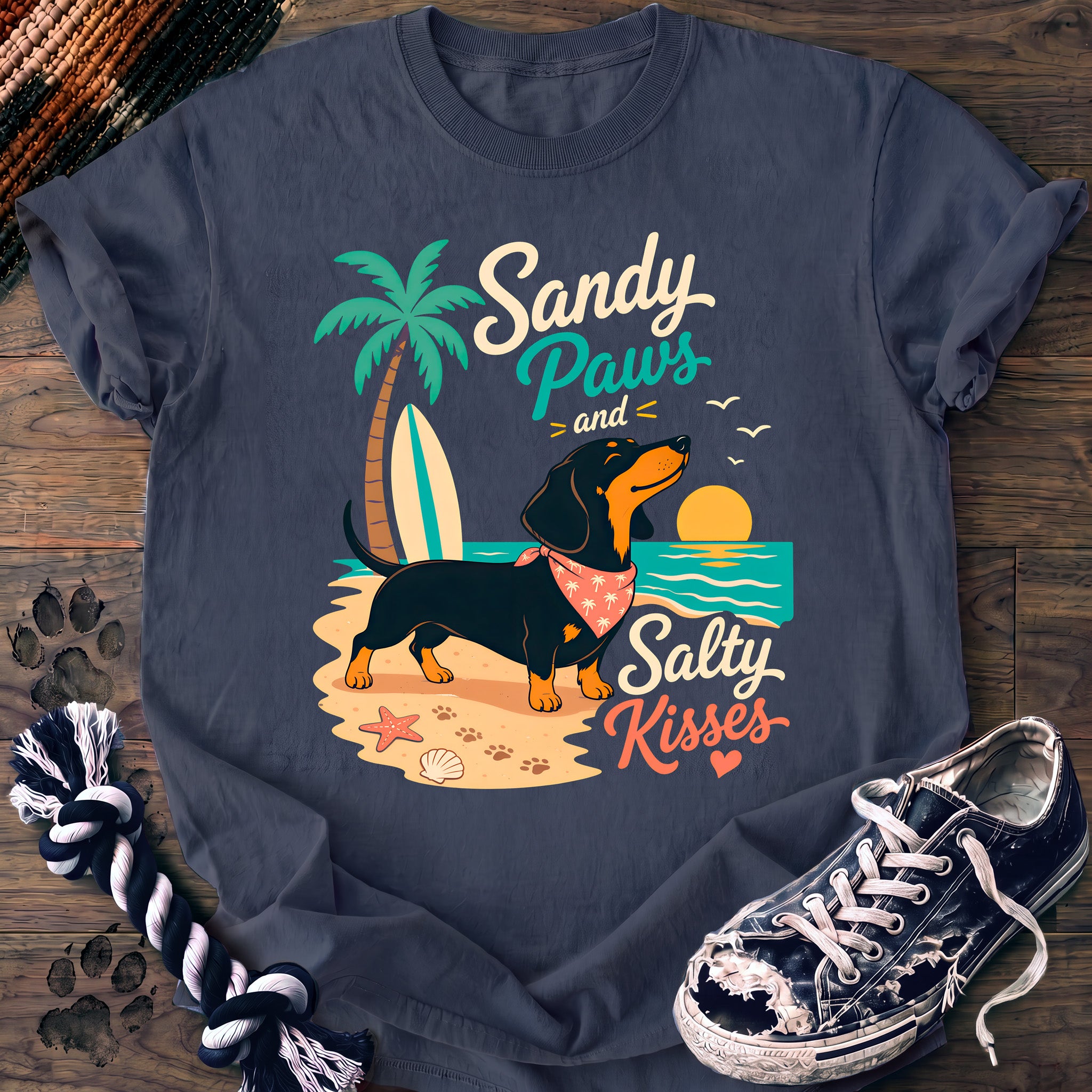 PAWSSION CLUB t-shirt in BlueJean color - SKU PC-0257