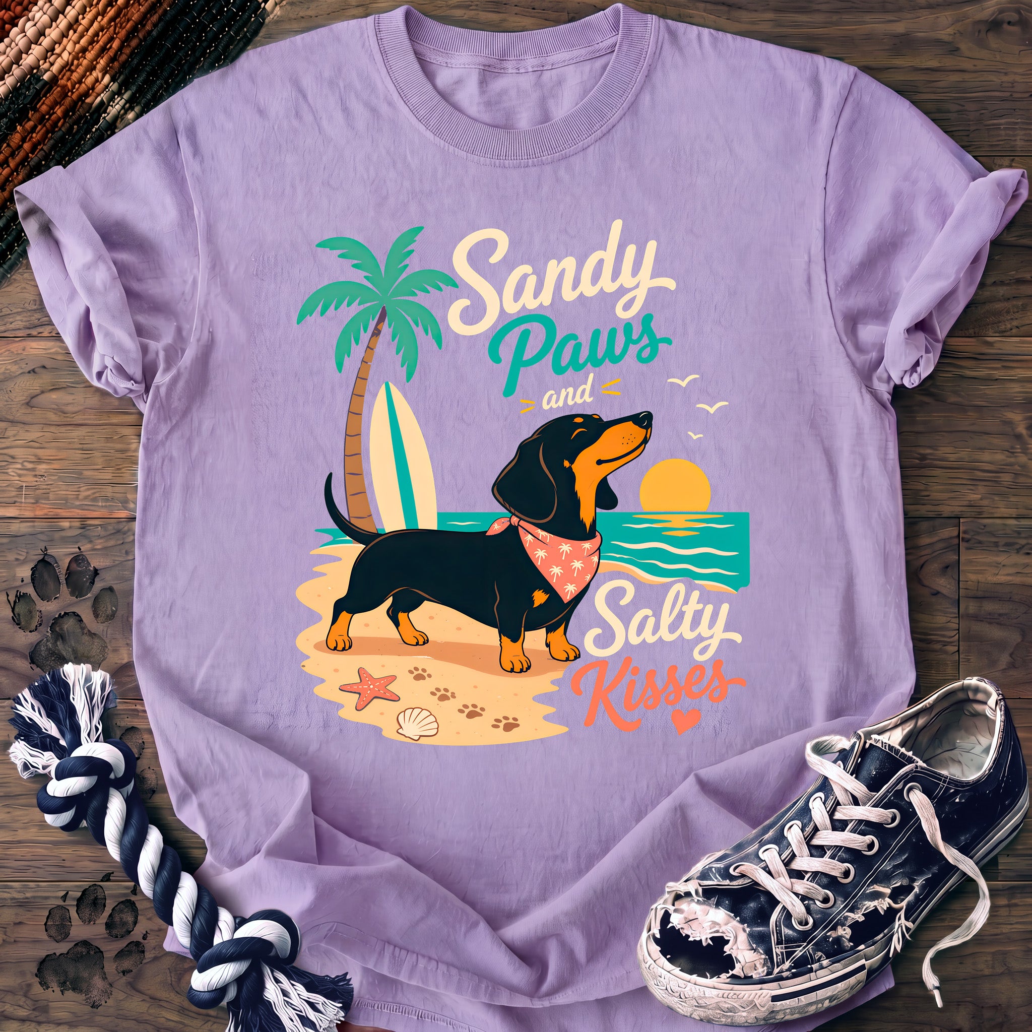 PAWSSION CLUB t-shirt in Orchid color - SKU PC-0257