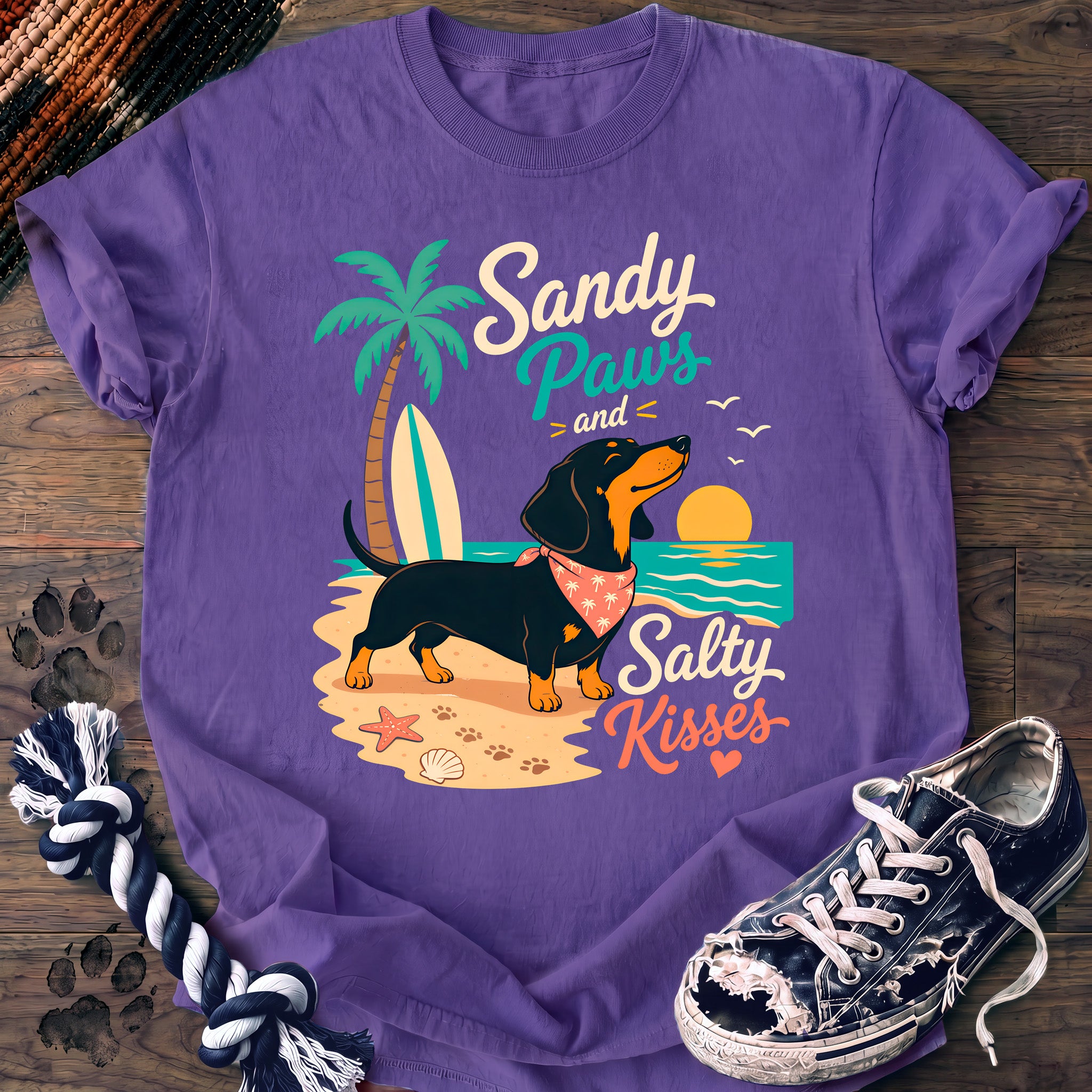 PAWSSION CLUB t-shirt in Violet color - SKU PC-0257
