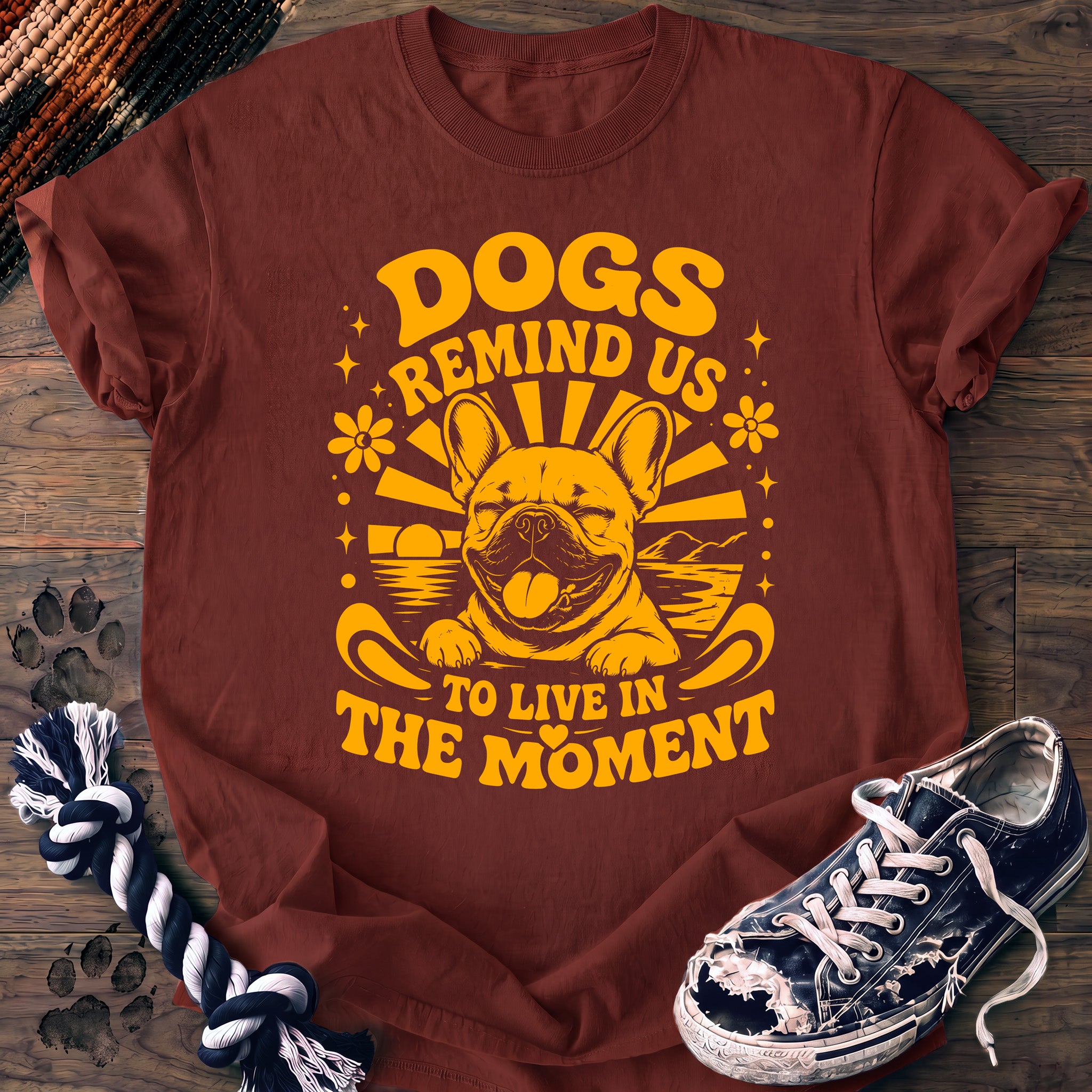 PAWSSION CLUB t-shirt in Brick color - SKU PC-0260
