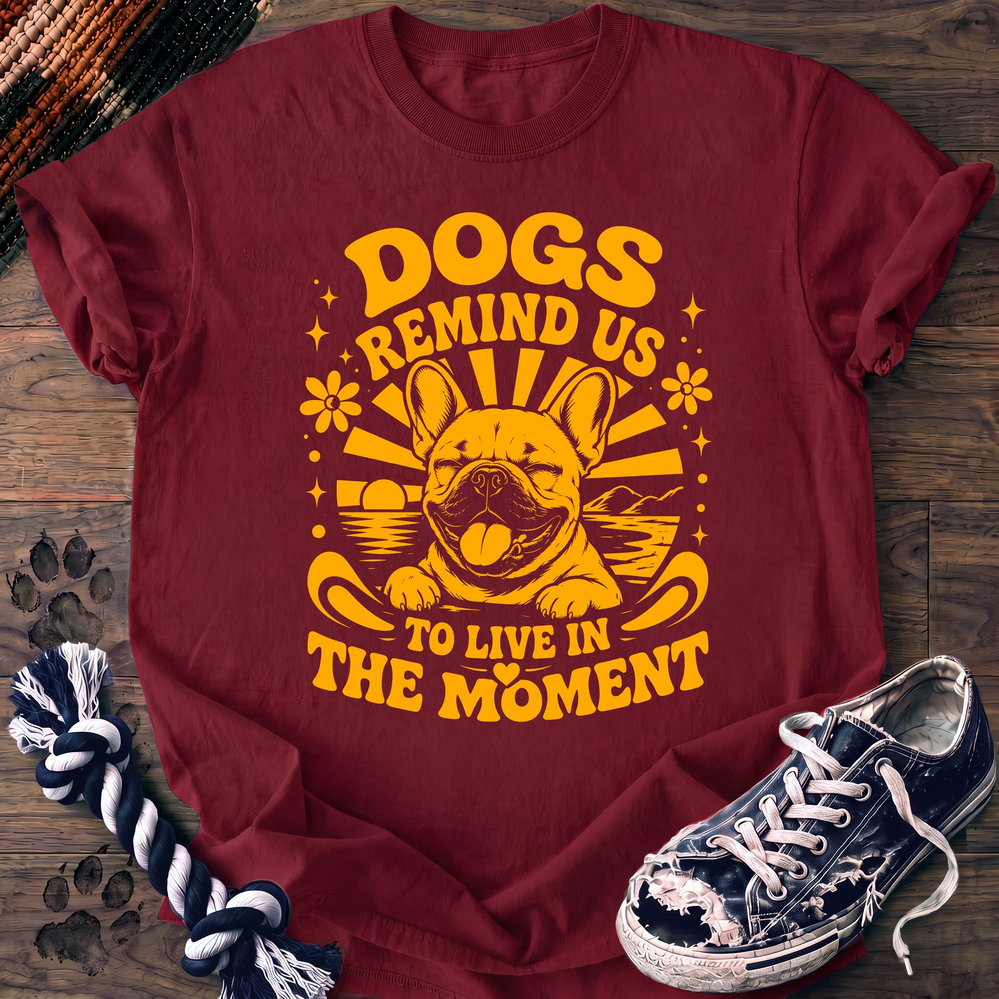 PAWSSION CLUB t-shirt in Crimson color - SKU PC-0260