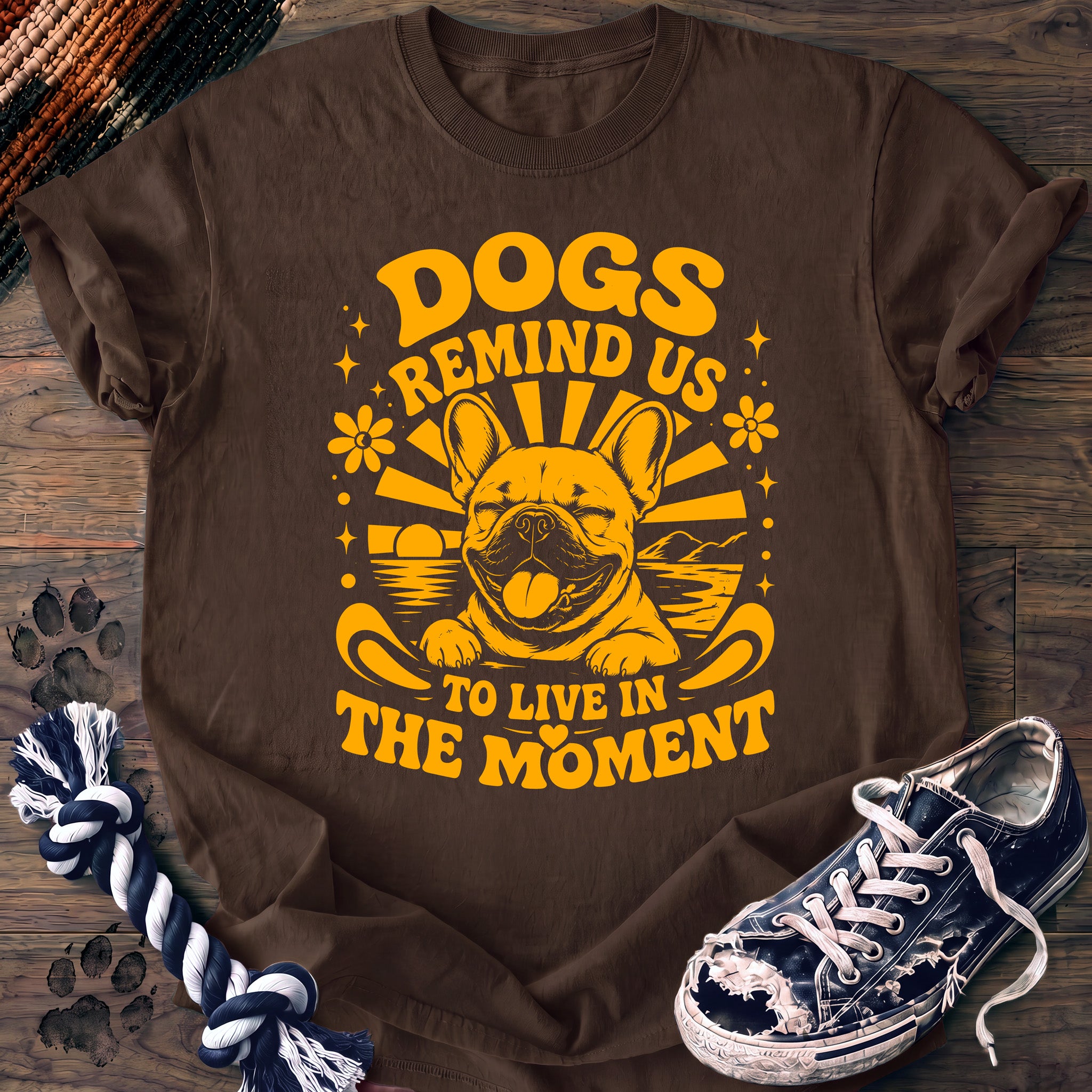 PAWSSION CLUB t-shirt in Espresso color - SKU PC-0260