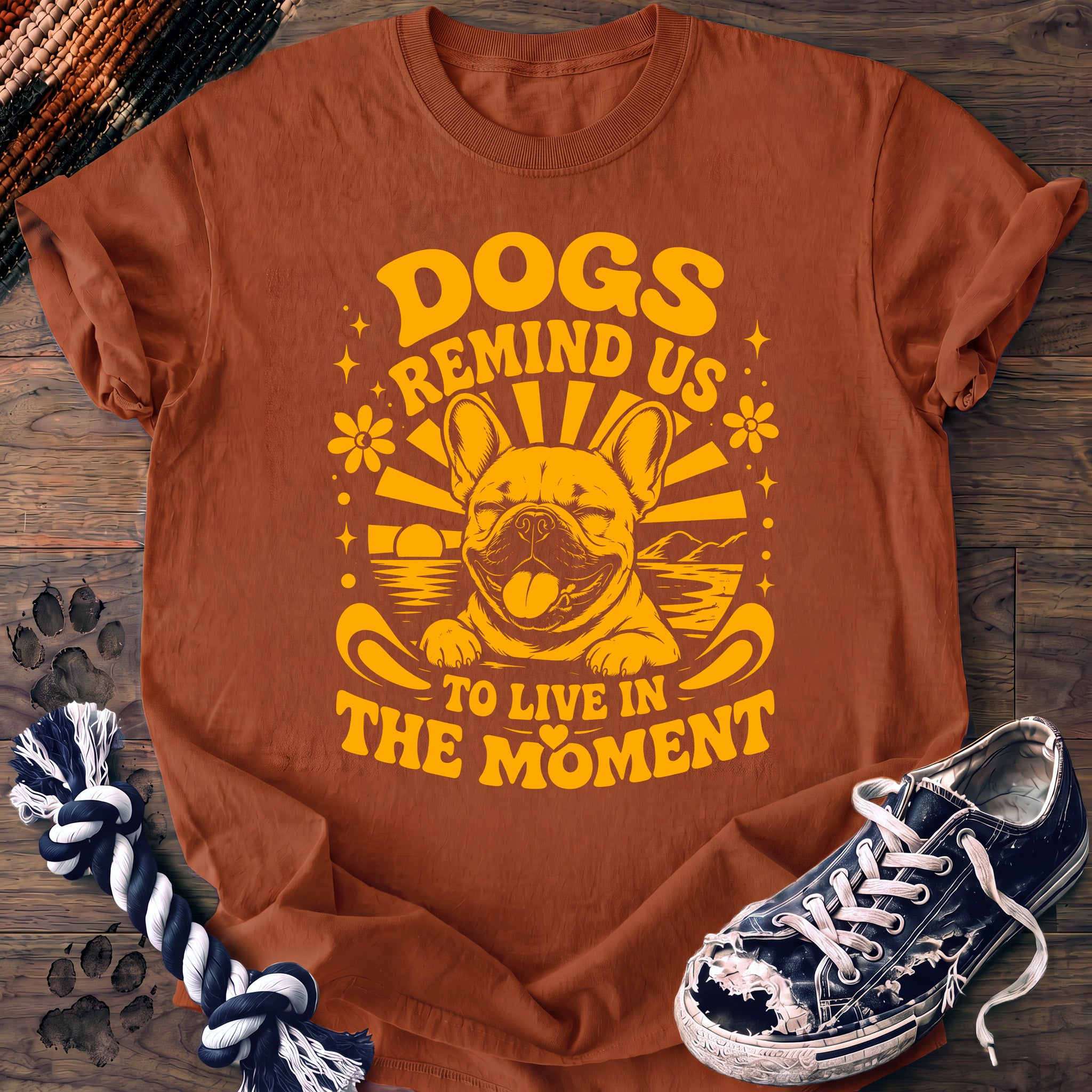 PAWSSION CLUB t-shirt in Yam color - SKU PC-0260