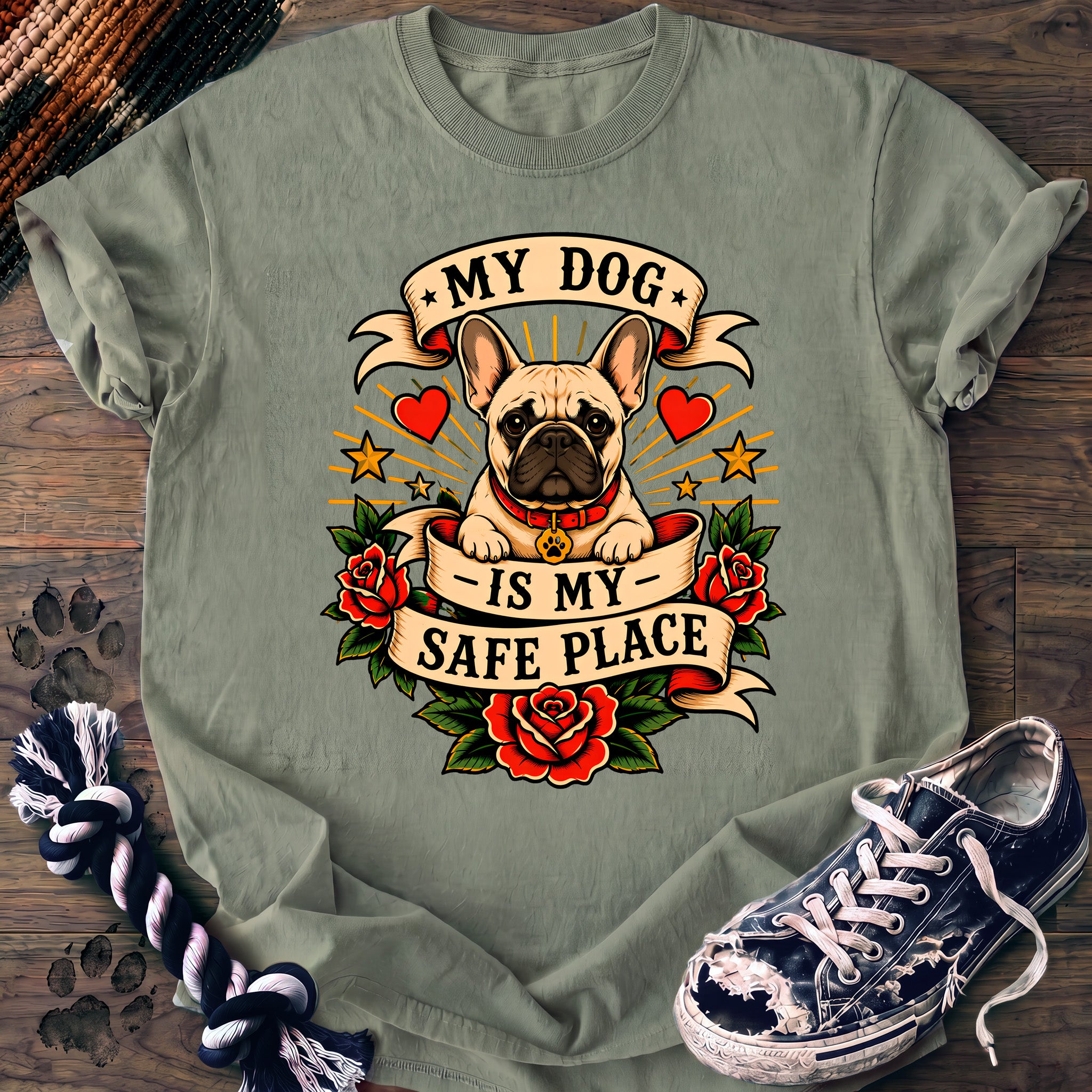 PAWSSION CLUB t-shirt in Bay color - SKU PC-0261