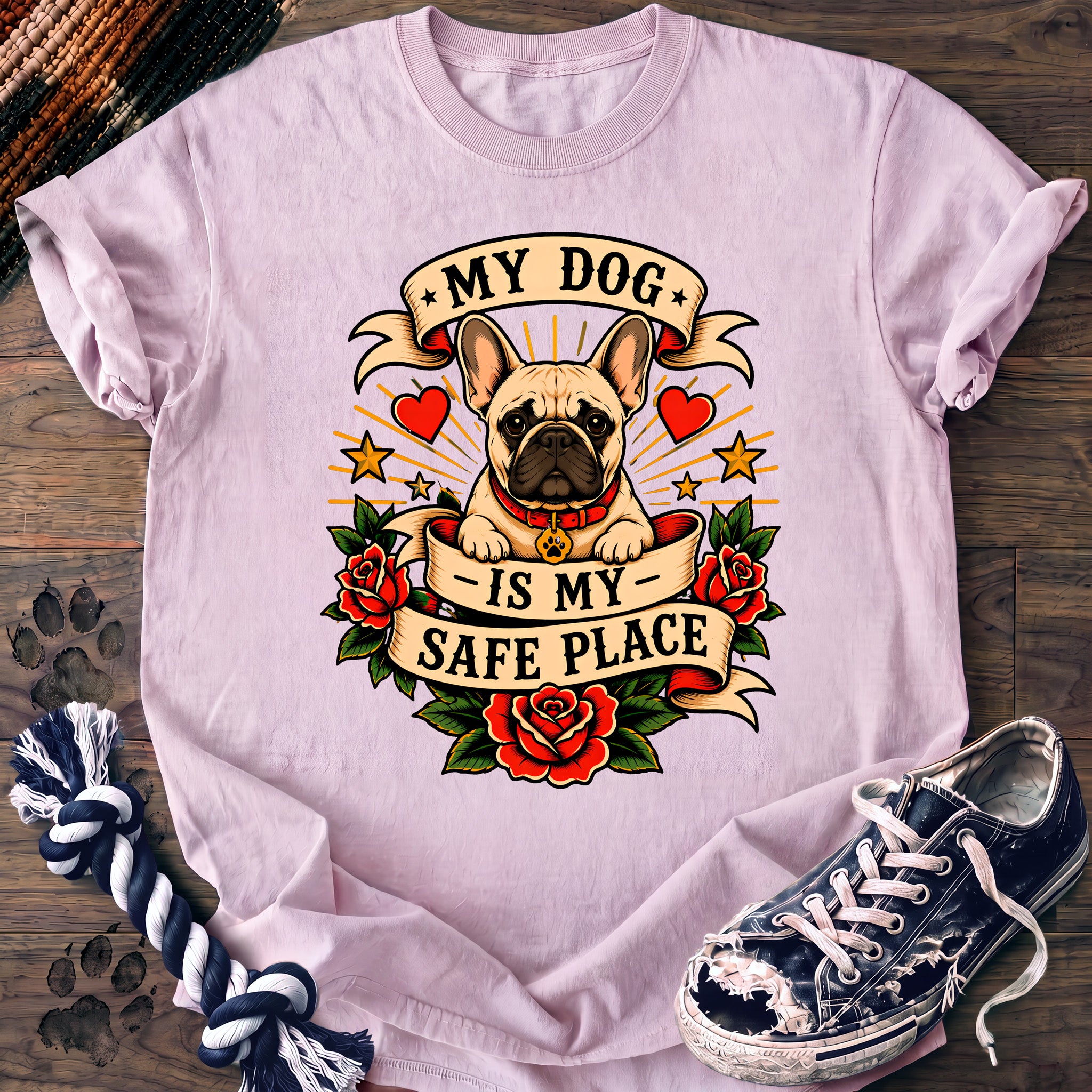 PAWSSION CLUB t-shirt in Blossom color - SKU PC-0261