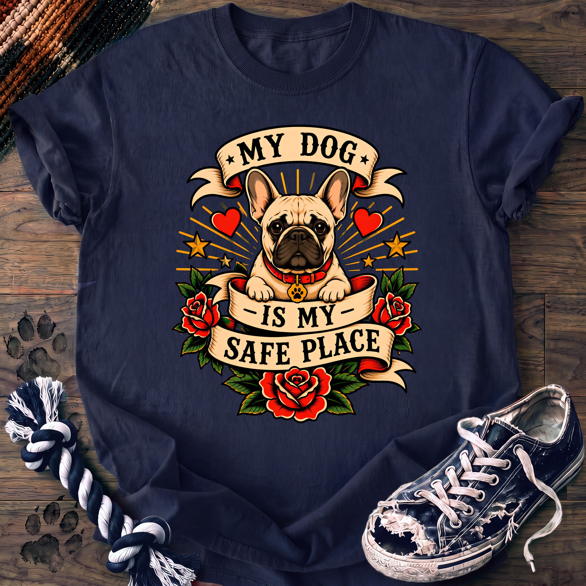 PAWSSION CLUB t-shirt in Navy color - SKU PC-0261