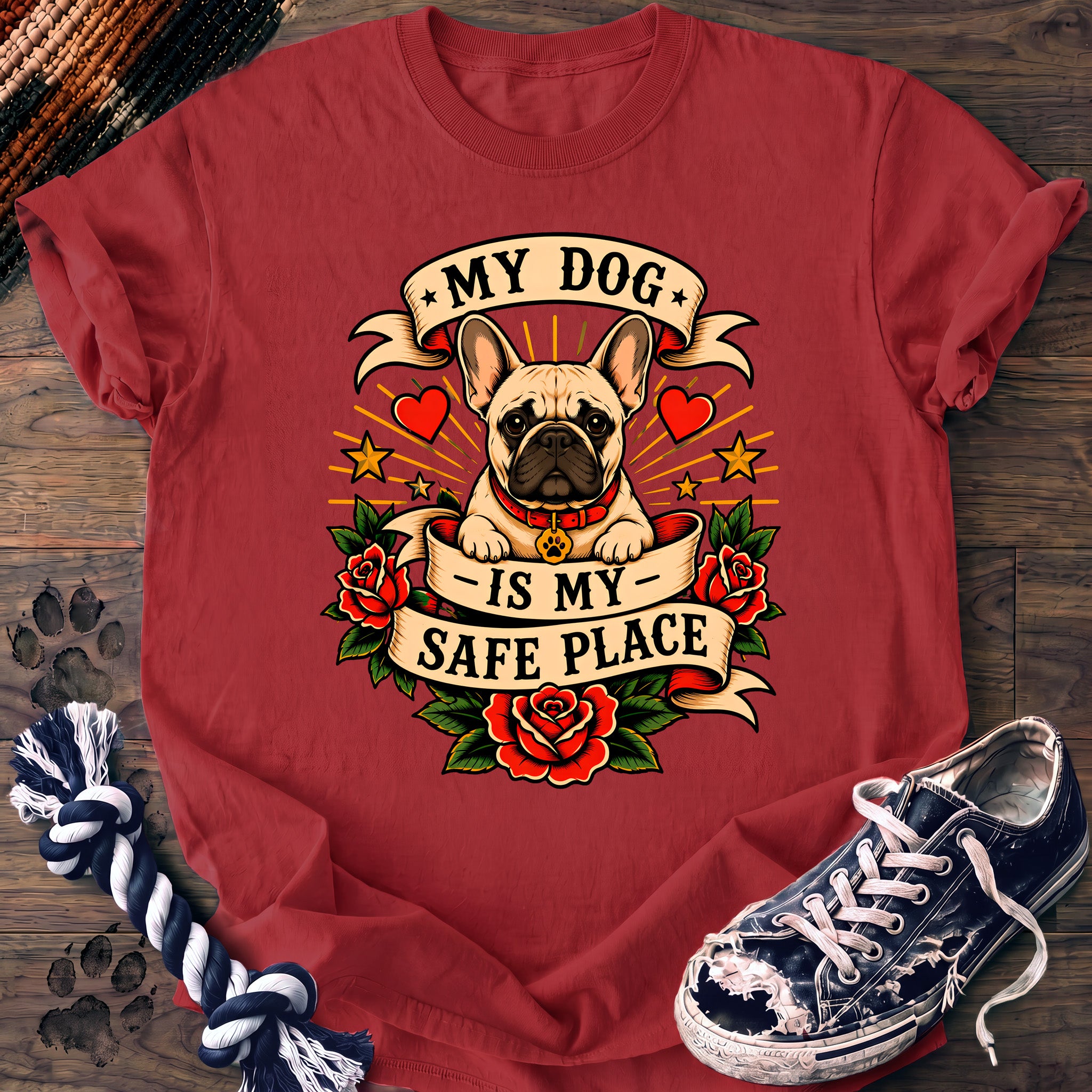 PAWSSION CLUB t-shirt in Watermelon color - SKU PC-0261