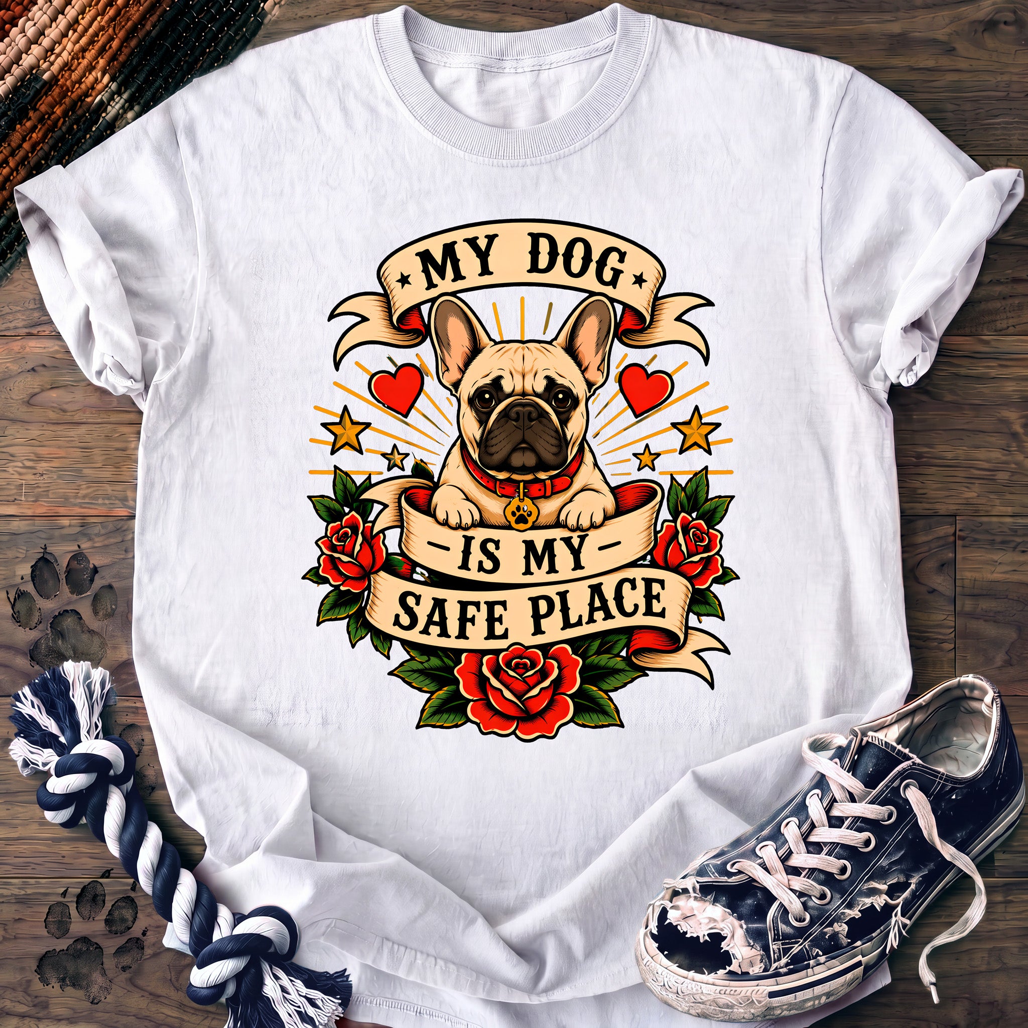 PAWSSION CLUB t-shirt in White color - SKU PC-0261