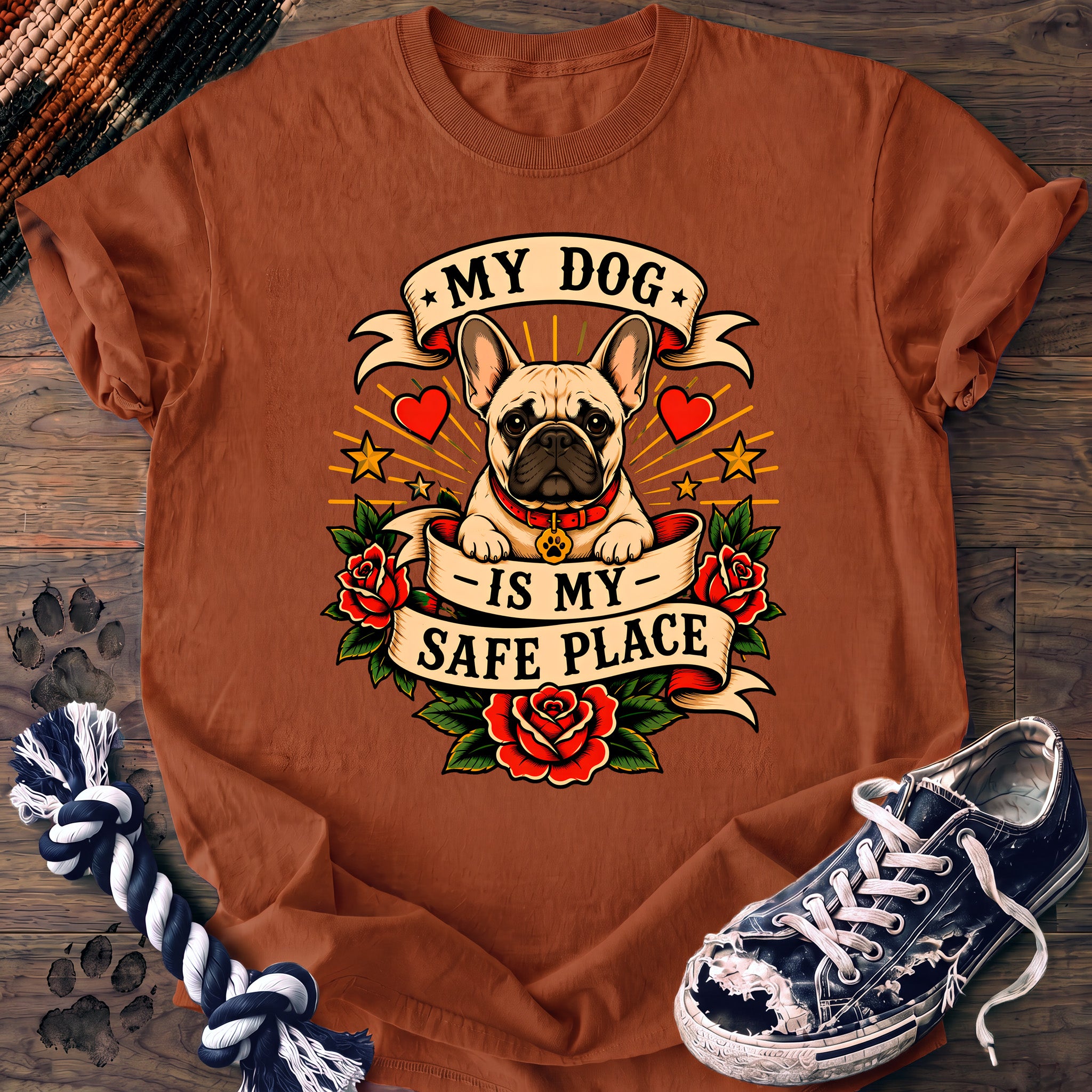 PAWSSION CLUB t-shirt in Yam color - SKU PC-0261
