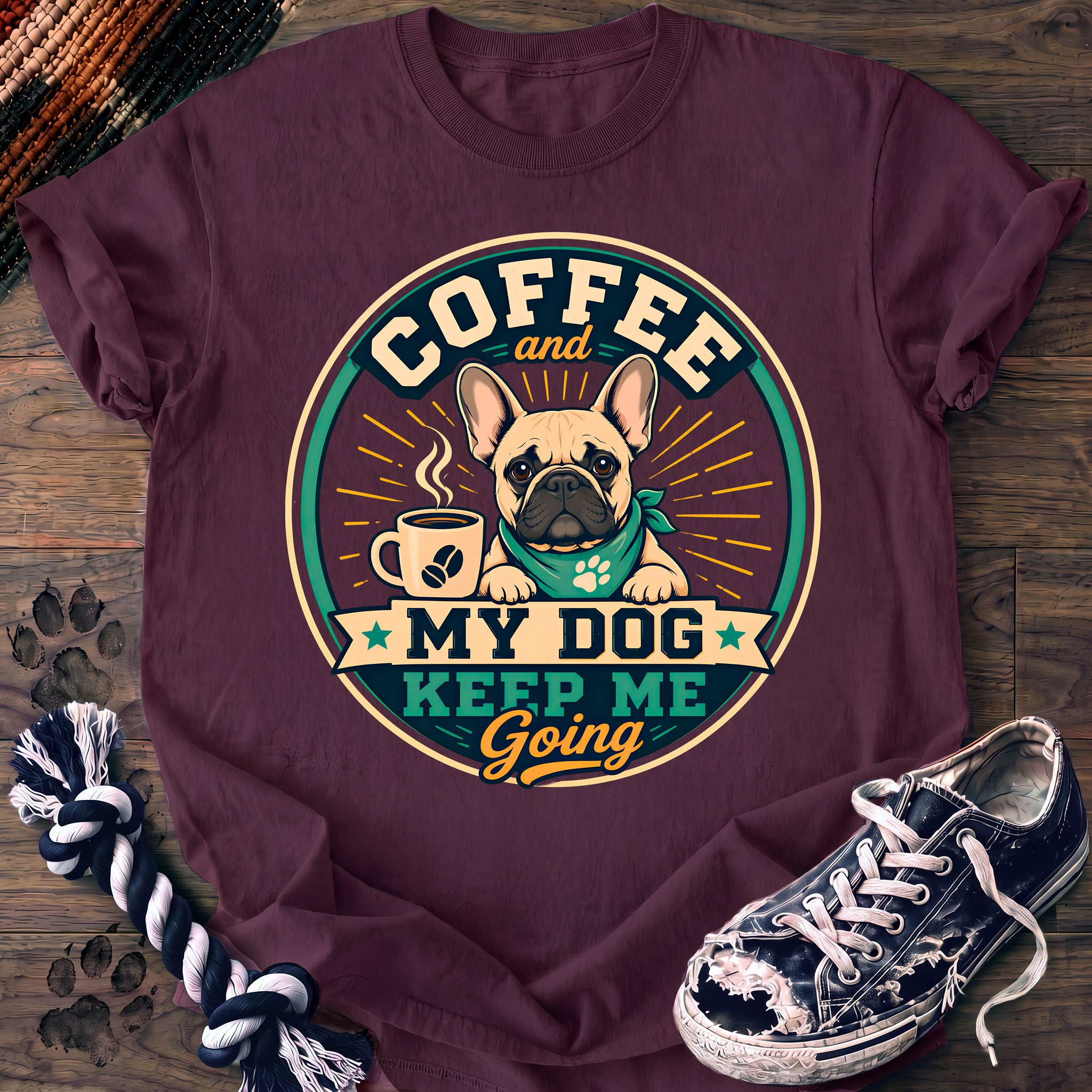 PAWSSION CLUB t-shirt in Berry color - SKU PC-0262