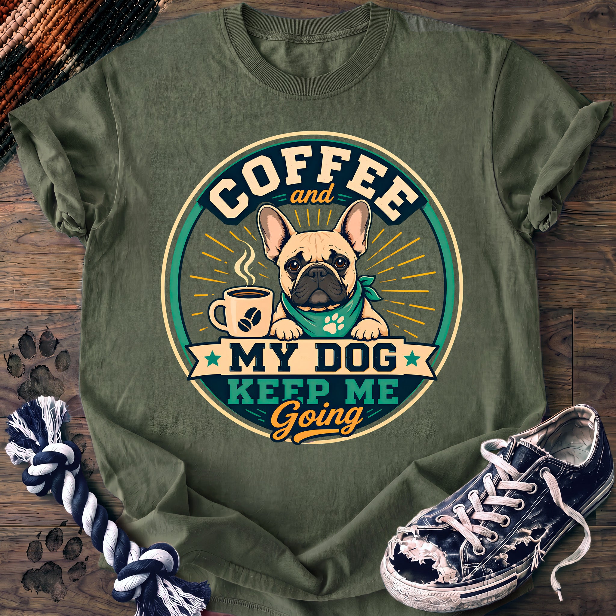 PAWSSION CLUB t-shirt in LightGreen color - SKU PC-0262