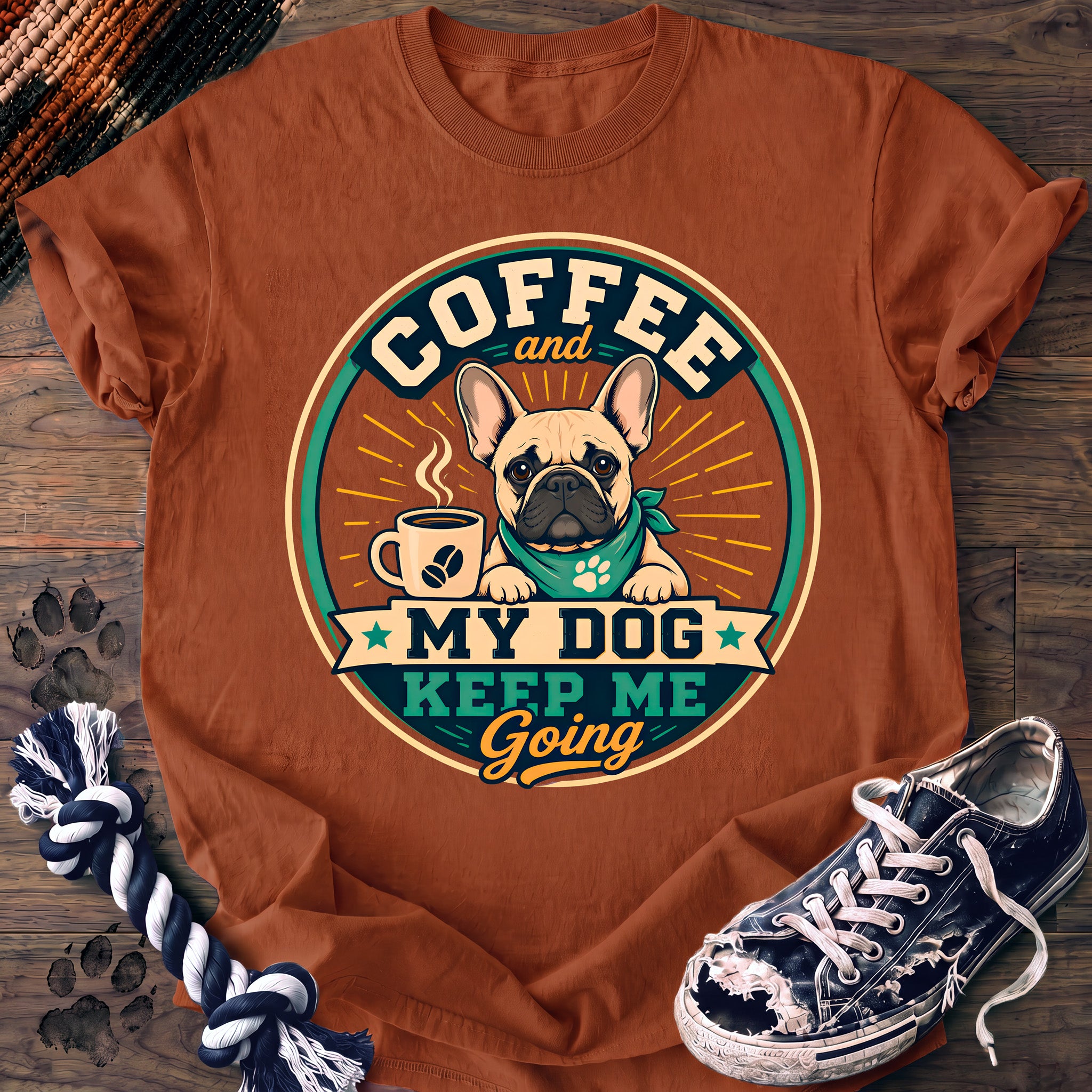 PAWSSION CLUB t-shirt in Yam color - SKU PC-0262