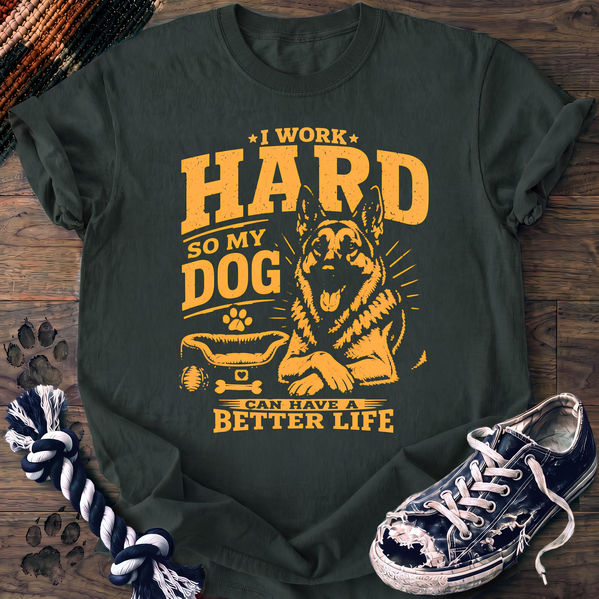 PAWSSION CLUB t-shirt in BlueSpruce color - SKU PC-0263