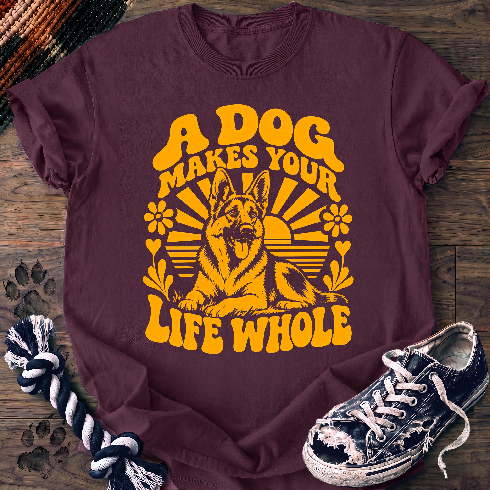 PAWSSION CLUB t-shirt in Berry color - SKU PC-0265