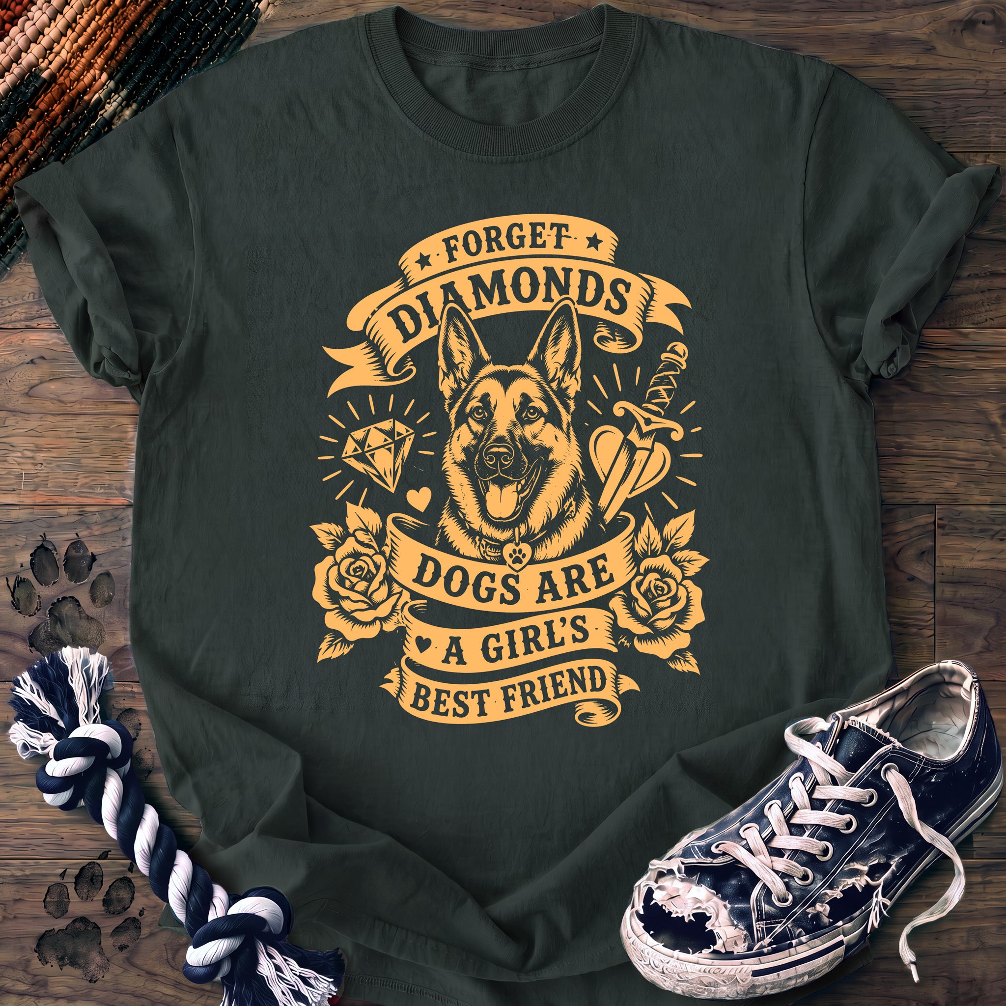 PAWSSION CLUB t-shirt in BlueSpruce color - SKU PC-0267