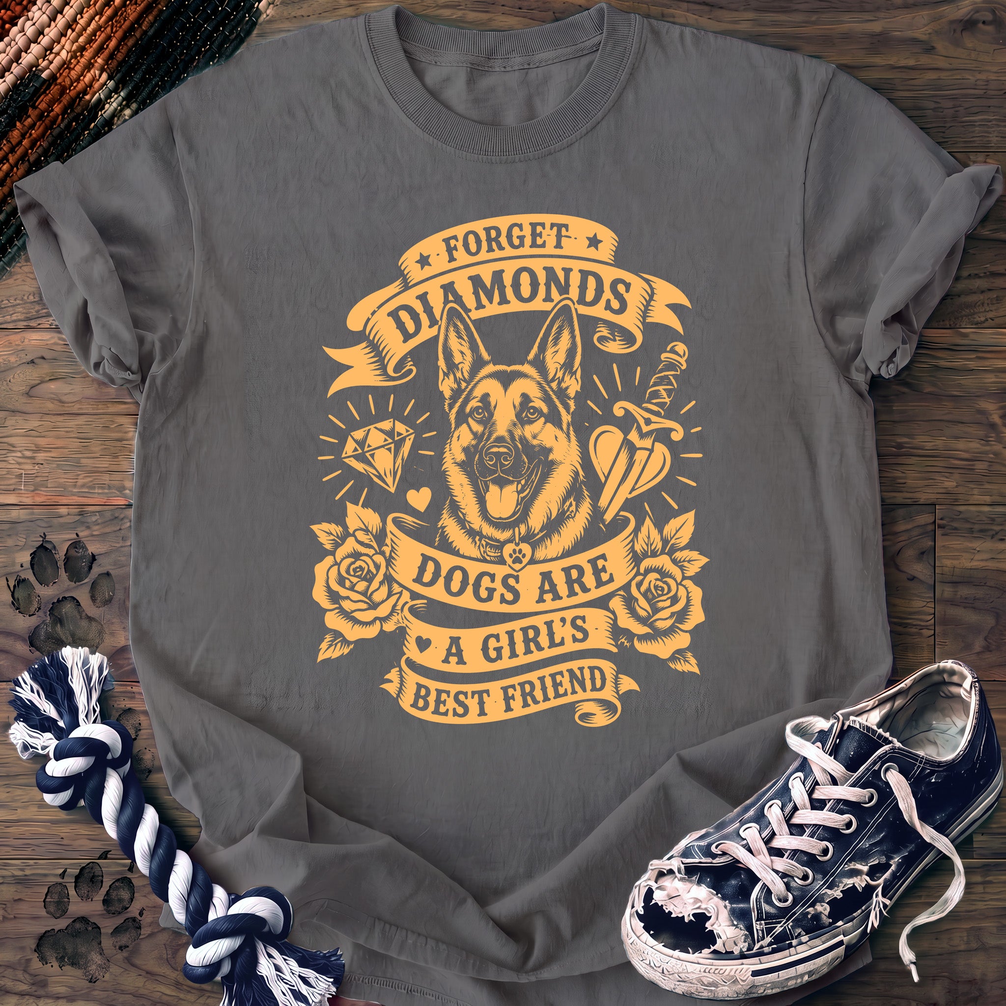 PAWSSION CLUB t-shirt in Grey color - SKU PC-0267